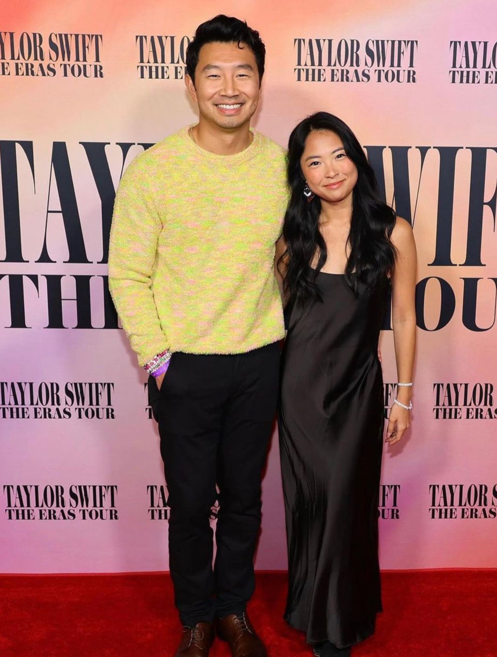 Simu Liu & Girlfriend Allison Hsu Couple Up for Academy Of Motion