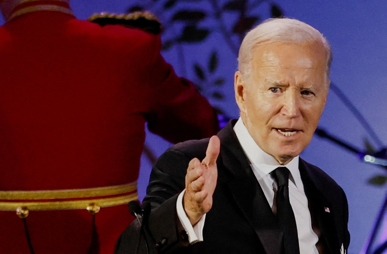 US President Joe Biden at the White House in Washington o Wednesday. Photo: Reuters