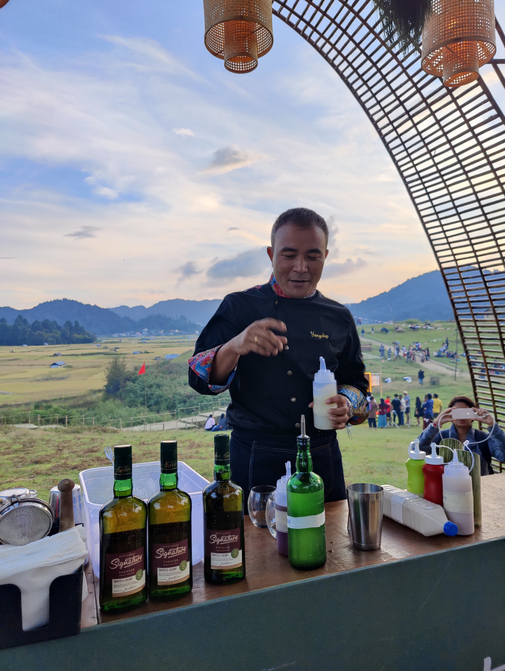Mixologist and bar owner Yangdup Lama says most bars and restaurants in India offer a good variety of drinks for people who choose to stay sober. Photo: Kalpana Sunder