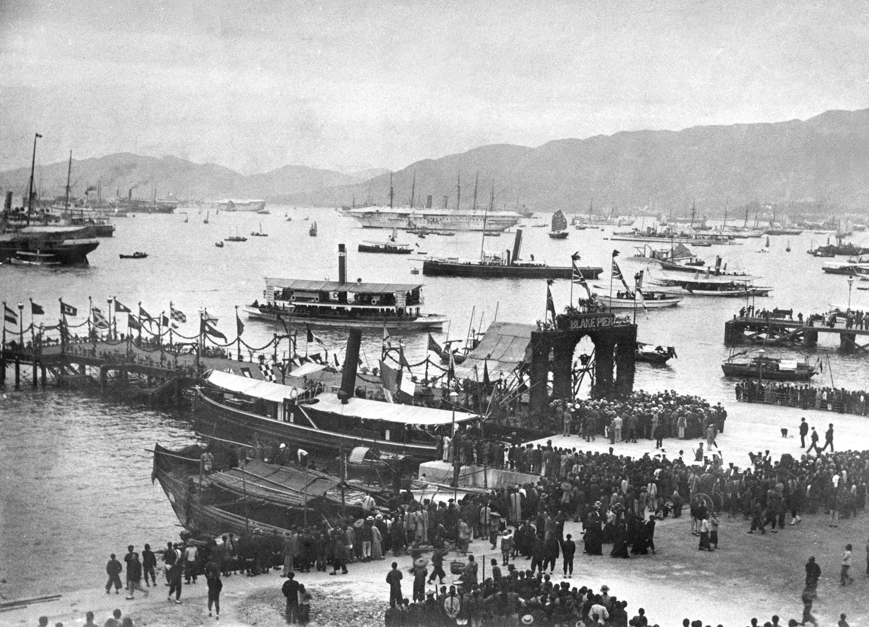 Blake Pier in Central, Hong Kong, circa 1900. Photo: Staff photographer