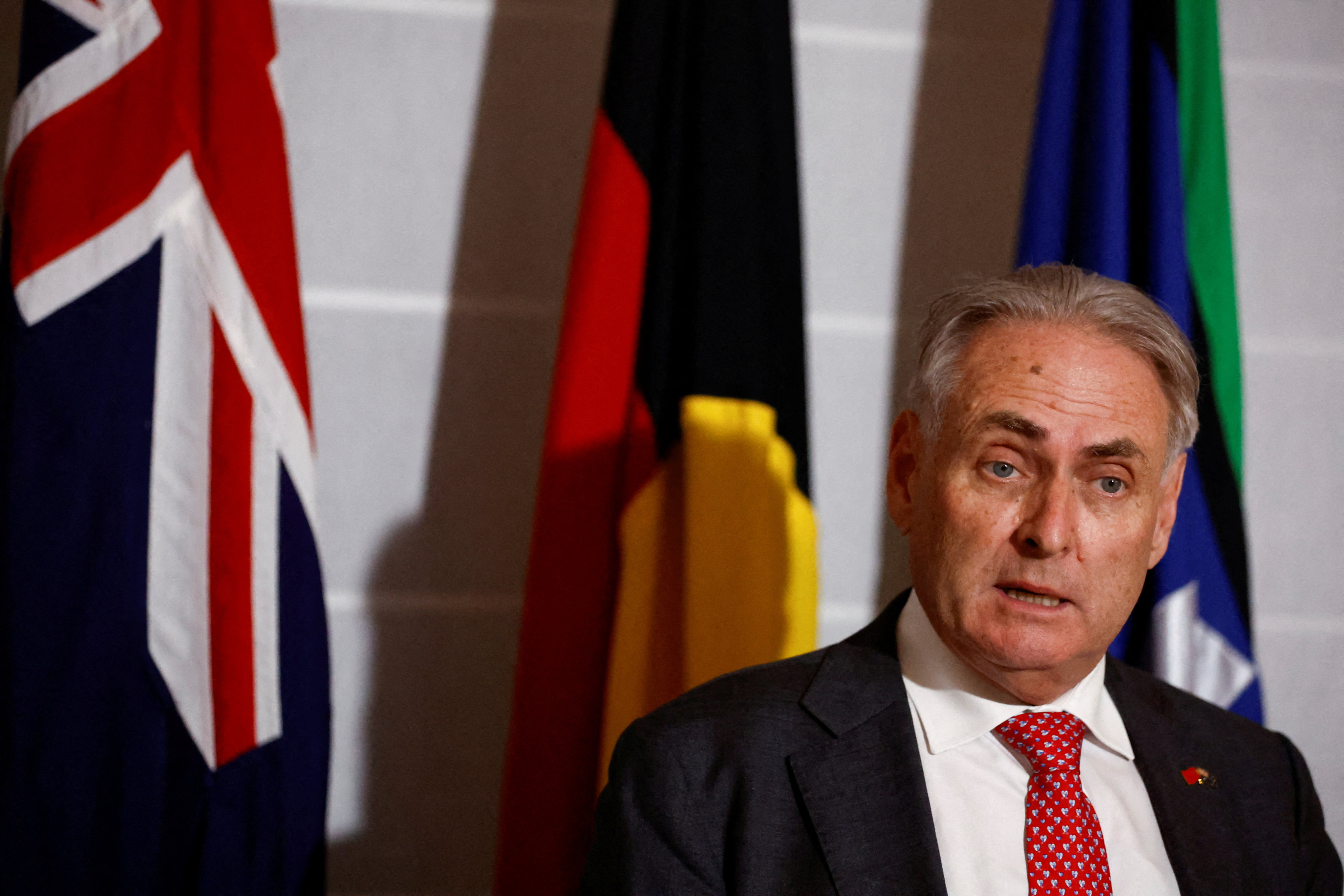 Australia’s trade minister Don Farrell in Beijing in May. Photo: Reuters