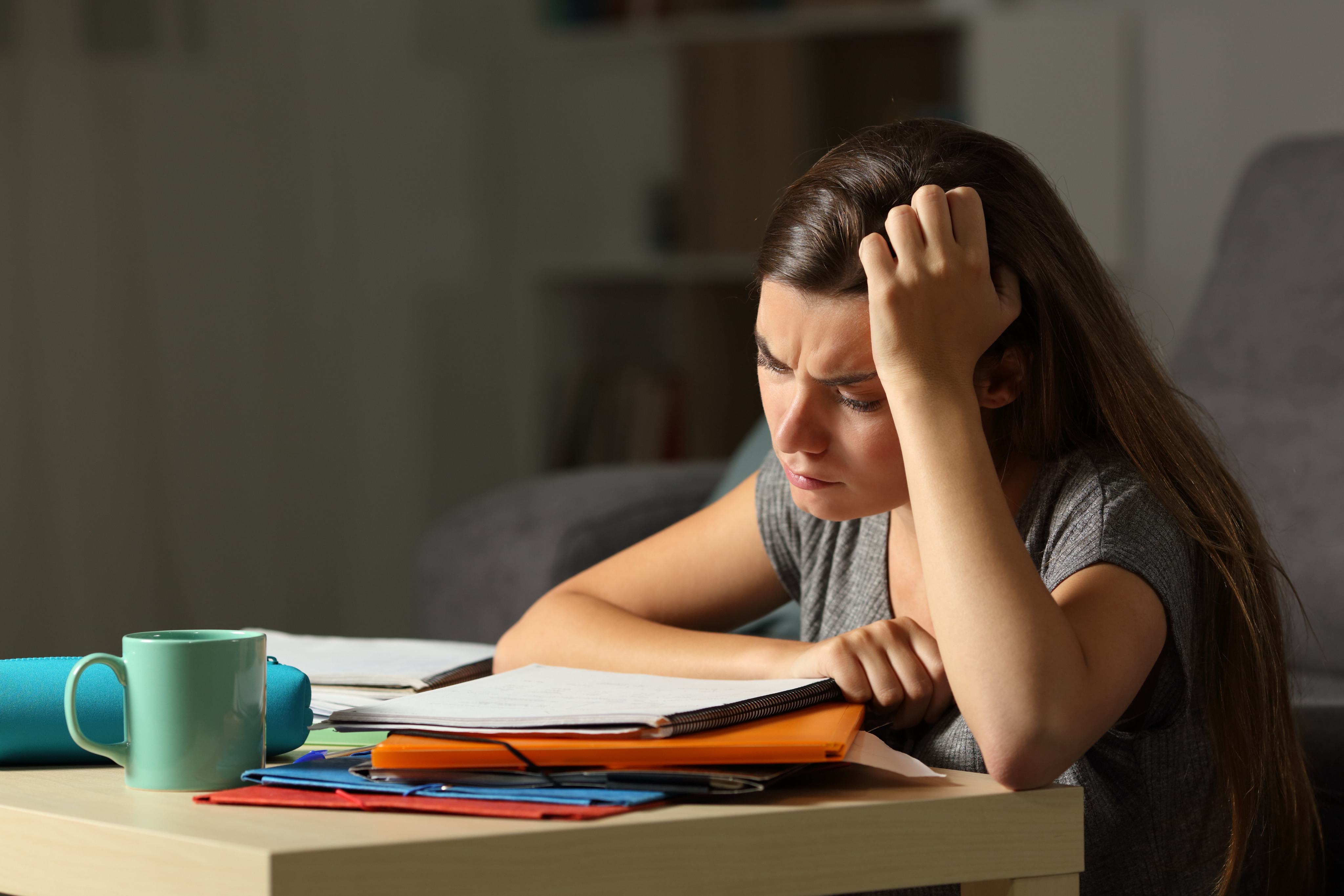 It’s normal to worry about grades and your future, but it’s important to take care of your health. Photo: Shutterstock