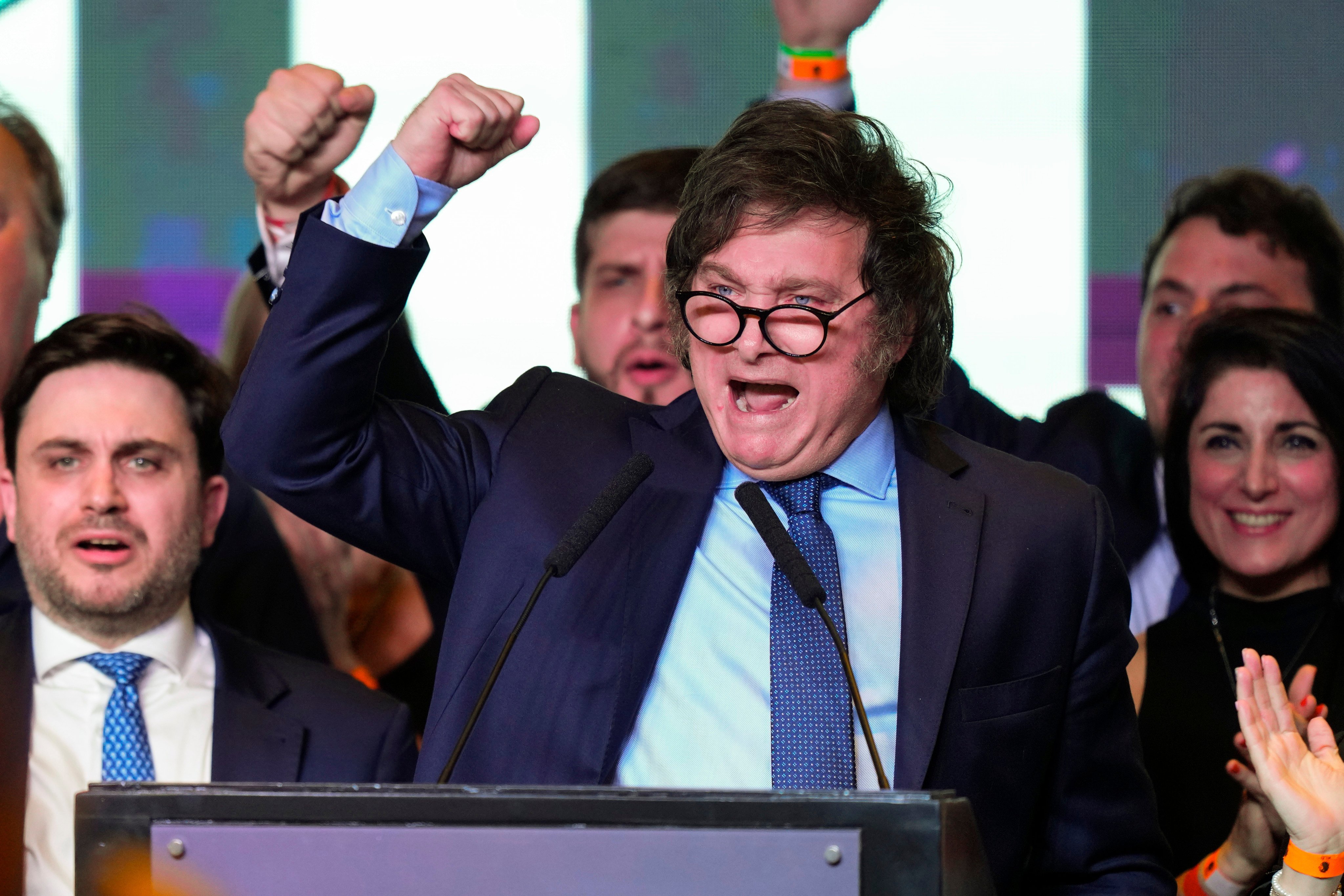 Javier Milei, presidential candidate of the Liberty Advances coalition, has said he would “not do business with communist countries”. Photo: AP