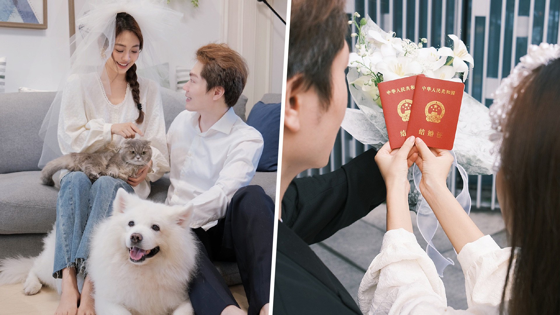 A newly-wed couple in China are the toast of mainland social media after they ditched plans for a lavish wedding celebration and gave the US$27,000 they had saved up to charity instead. Photo: SCMP composite/Weibo