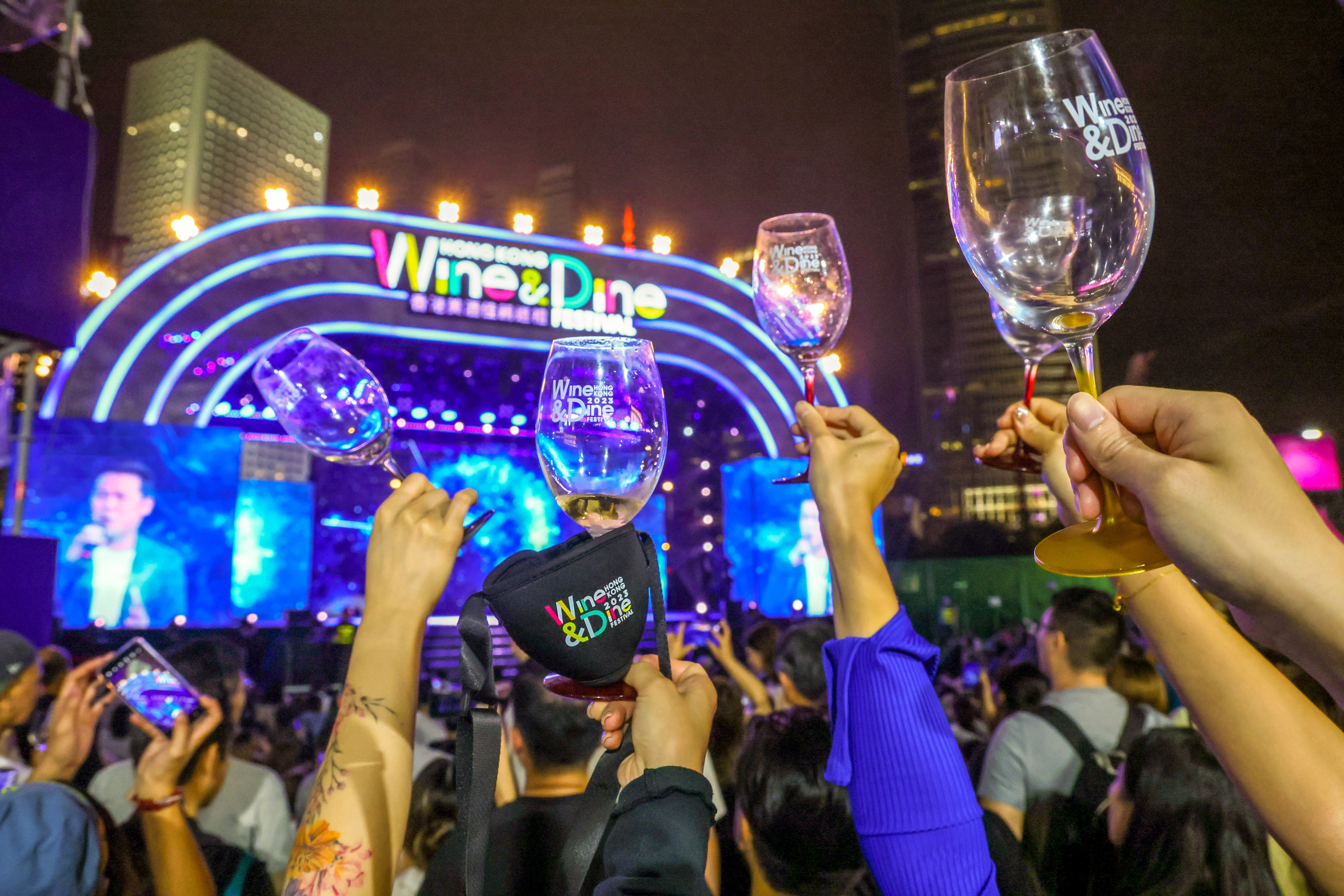 Hong Kong’s Wine and Dine Festival was held at the Central harbourfront last week. Photo: Dickson Lee