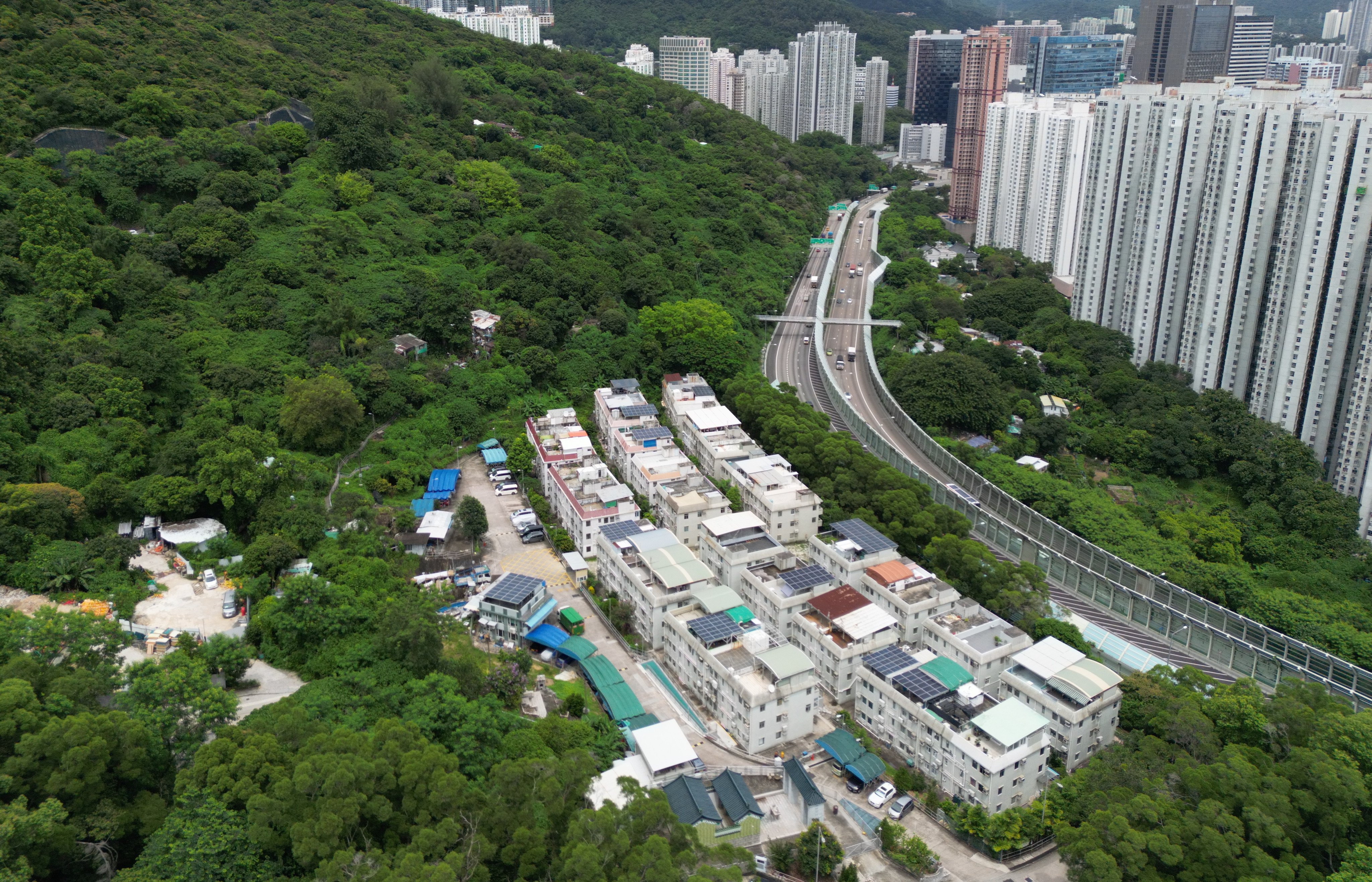 A view of the village houses at Yau Kom Tau, Tsuen Wan. Hong Kong faces a challenging fiscal situation as government revenue from land and other sources suffers. Several sales of residential sites, including at Yau Kom Tau, have failed this year. Photo: Dickson Lee