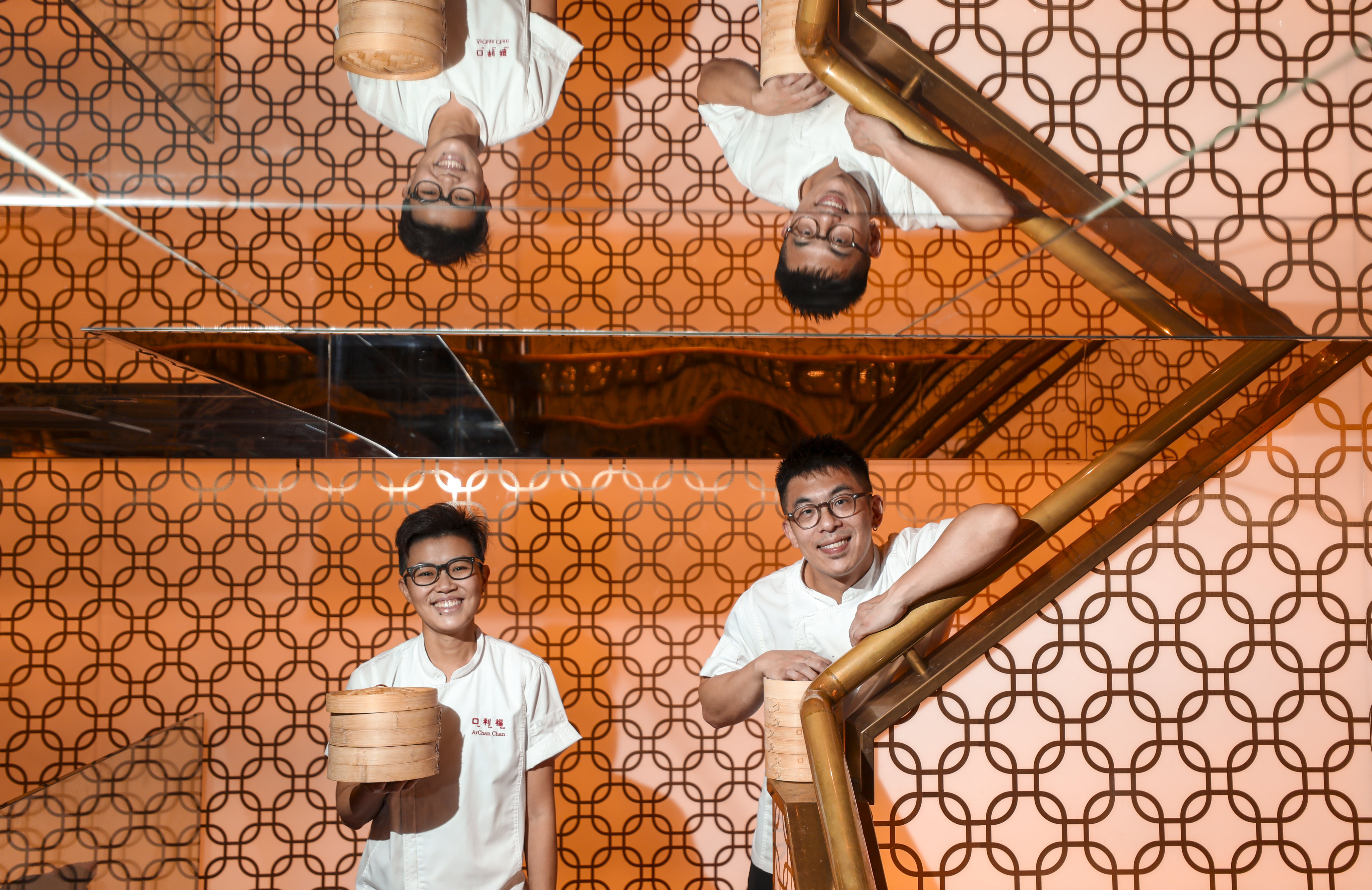 Ho Lee Fook executive chef Archan Chan Kit-ying (left) and dim sum chef Winson Yip Chun-man, two of the Hong Kong chefs helping define the city’s culinary identity through their innovative approach to traditional cooking. Photo: Xiaomei Chen