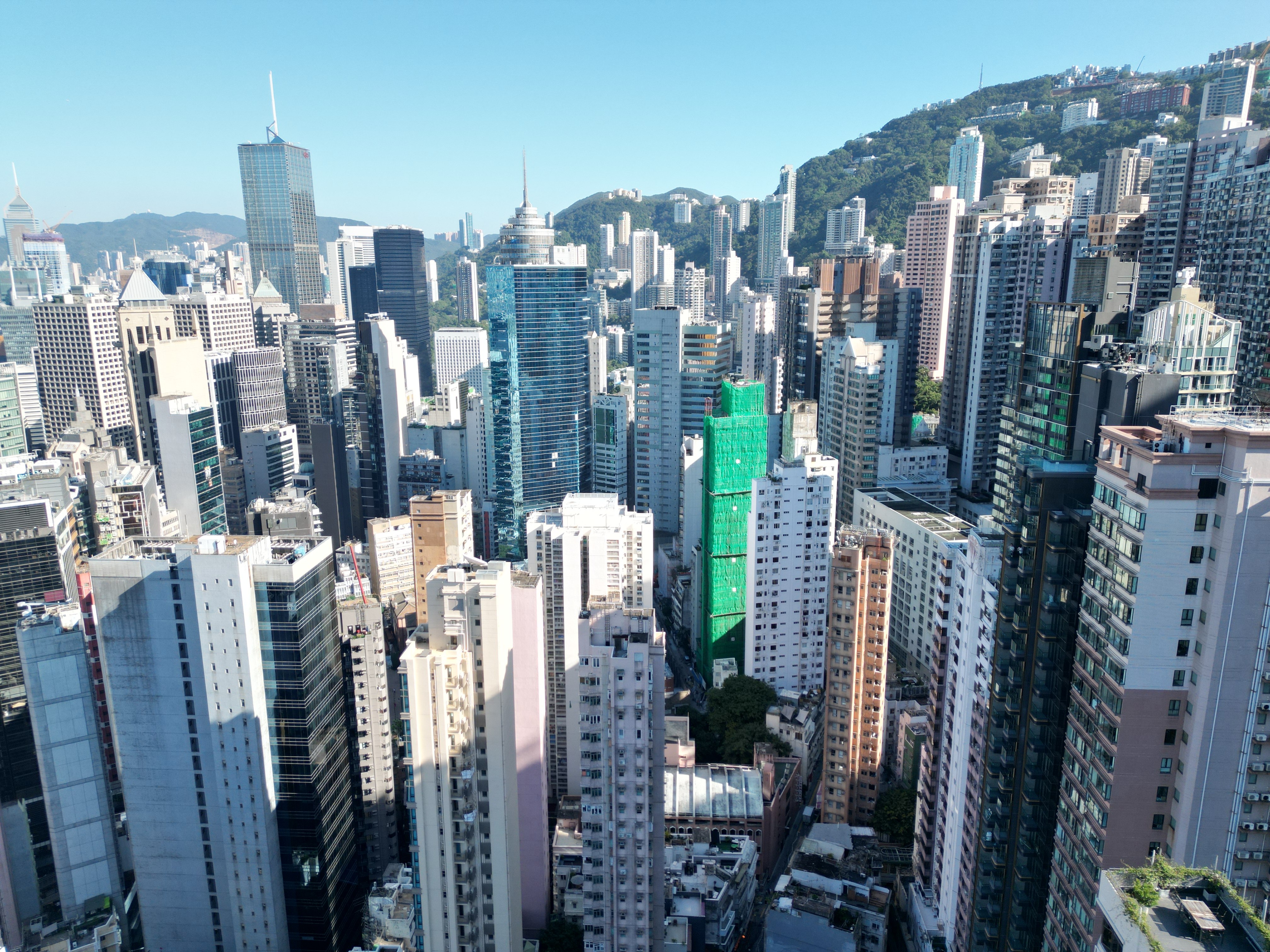 View of residential buildings in Mid-Levels, Hong Kong. Photo: May Tse