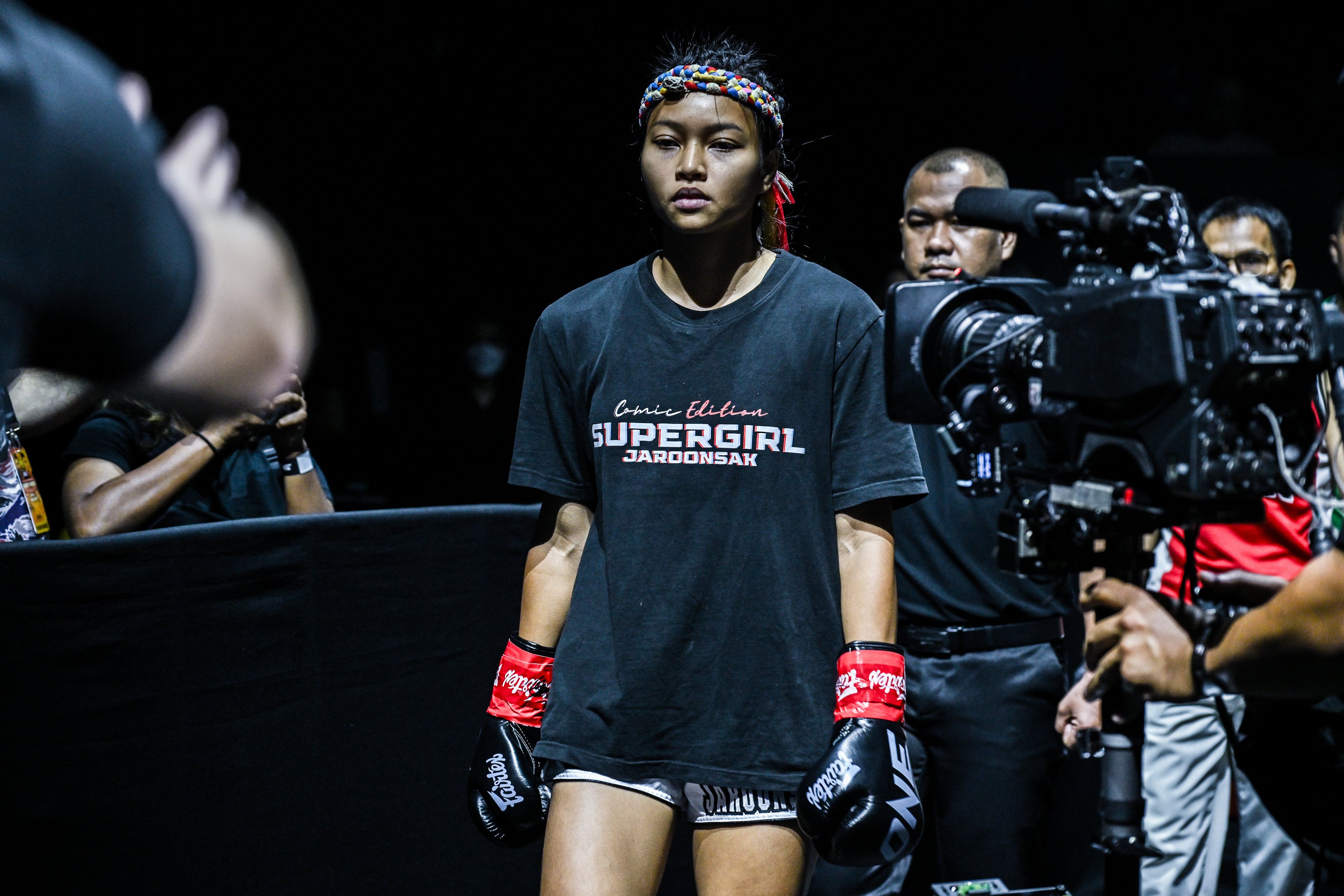 Supergirl heads to the ring to face Cristina Morales. Photos: ONE Championship