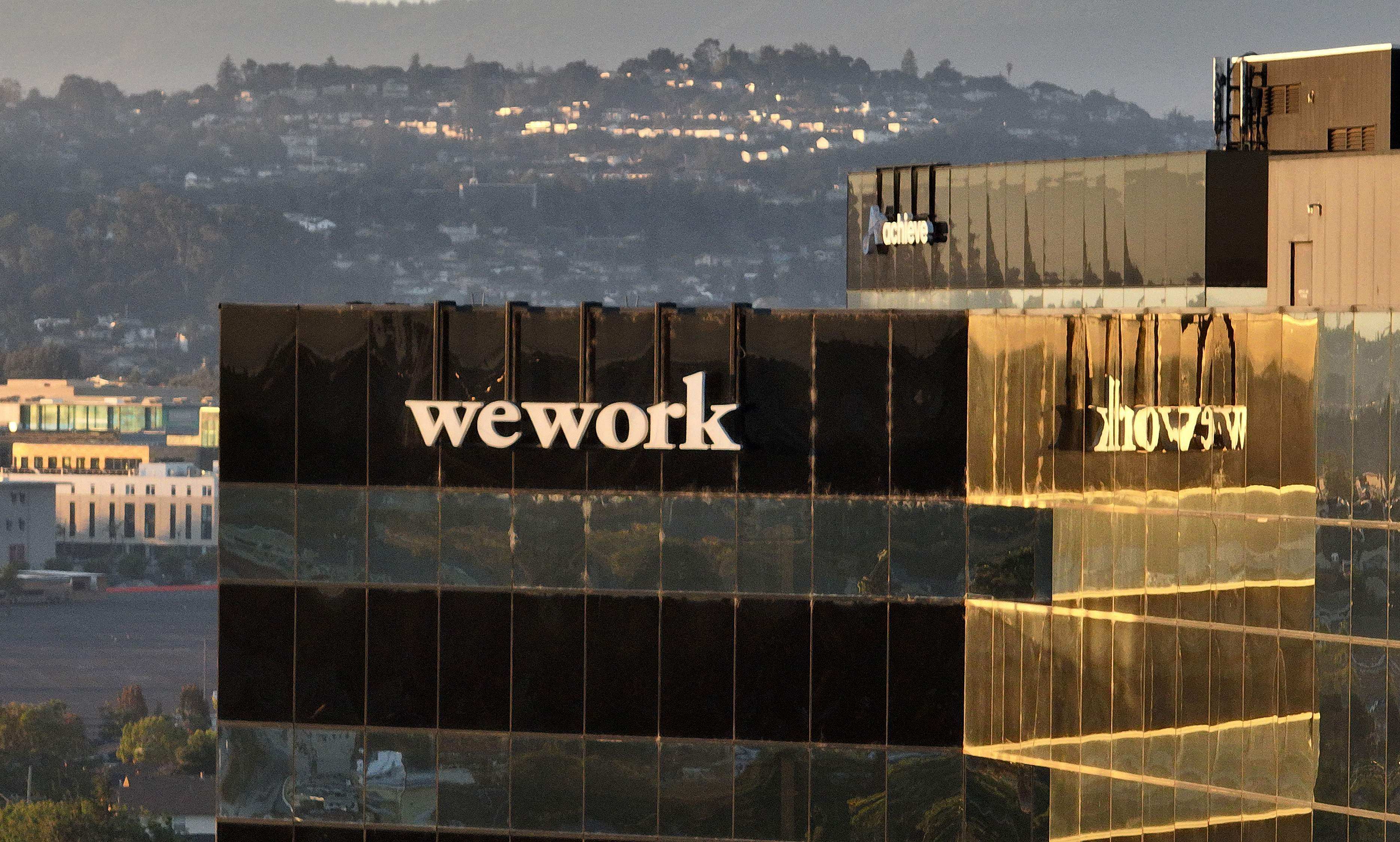 A WeWork office in San Mateo, California. Photo: Getty Images via AFP