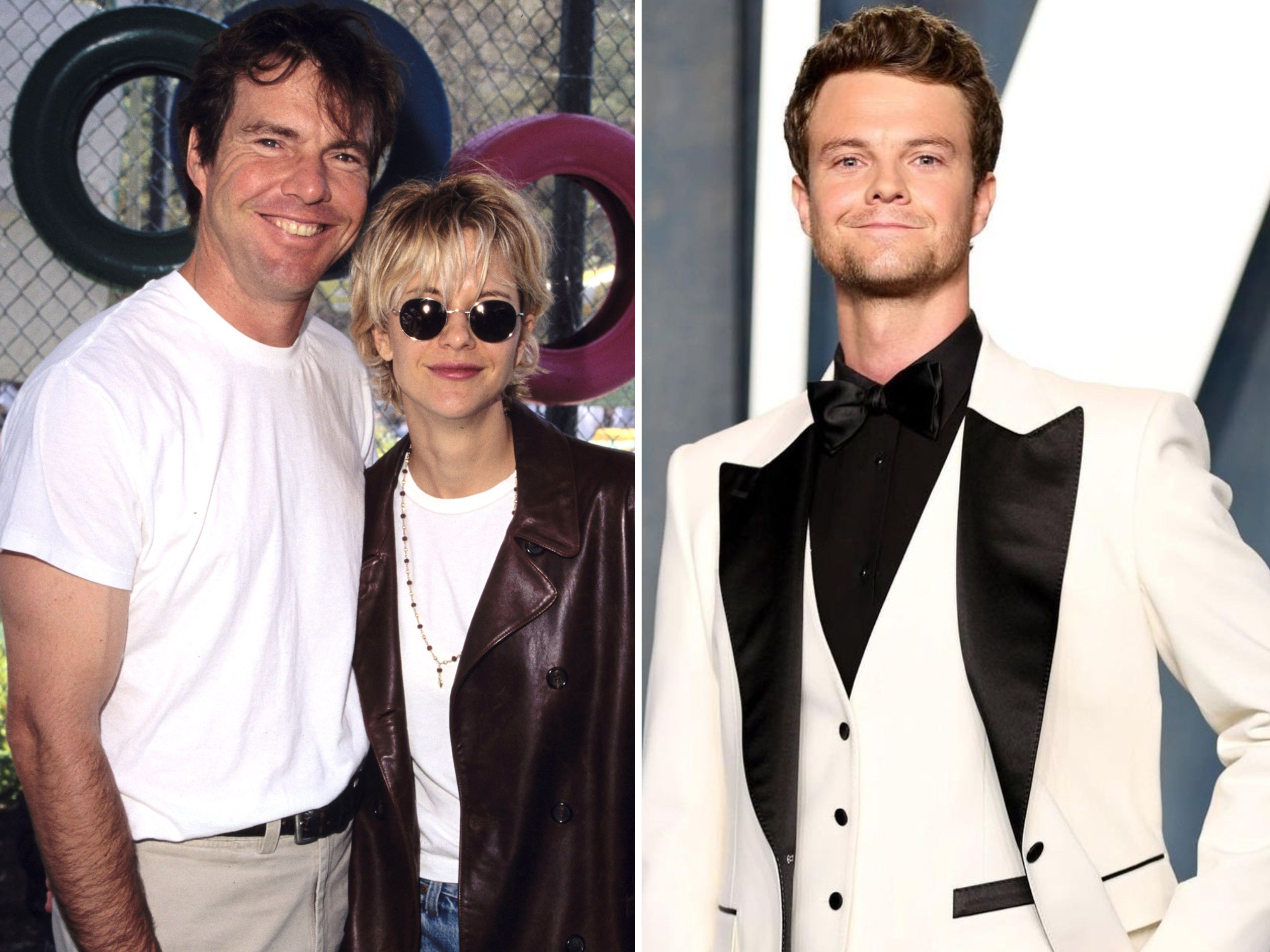 Jack Quaid is the son of actors Randy Quaid and Meg Ryan, who were married from 1991 to 2001. Photos: Getty Images, @jack_quaid/Instagram