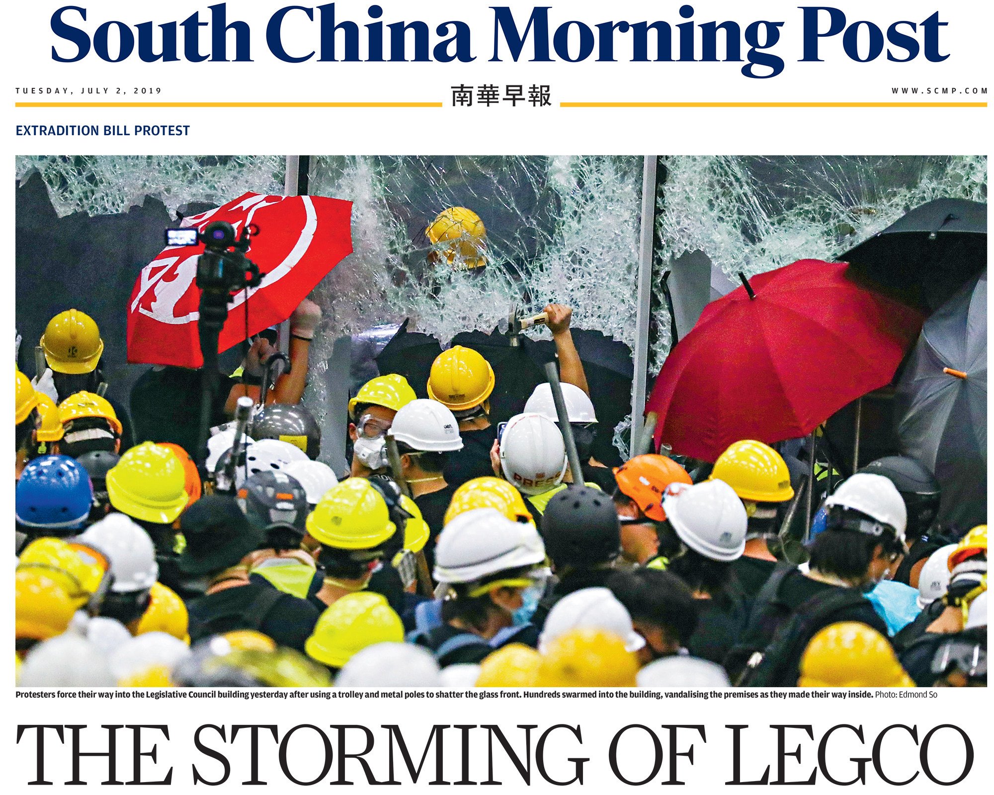 South China Morning Post Front Pages: Drawing Attention To Important ...