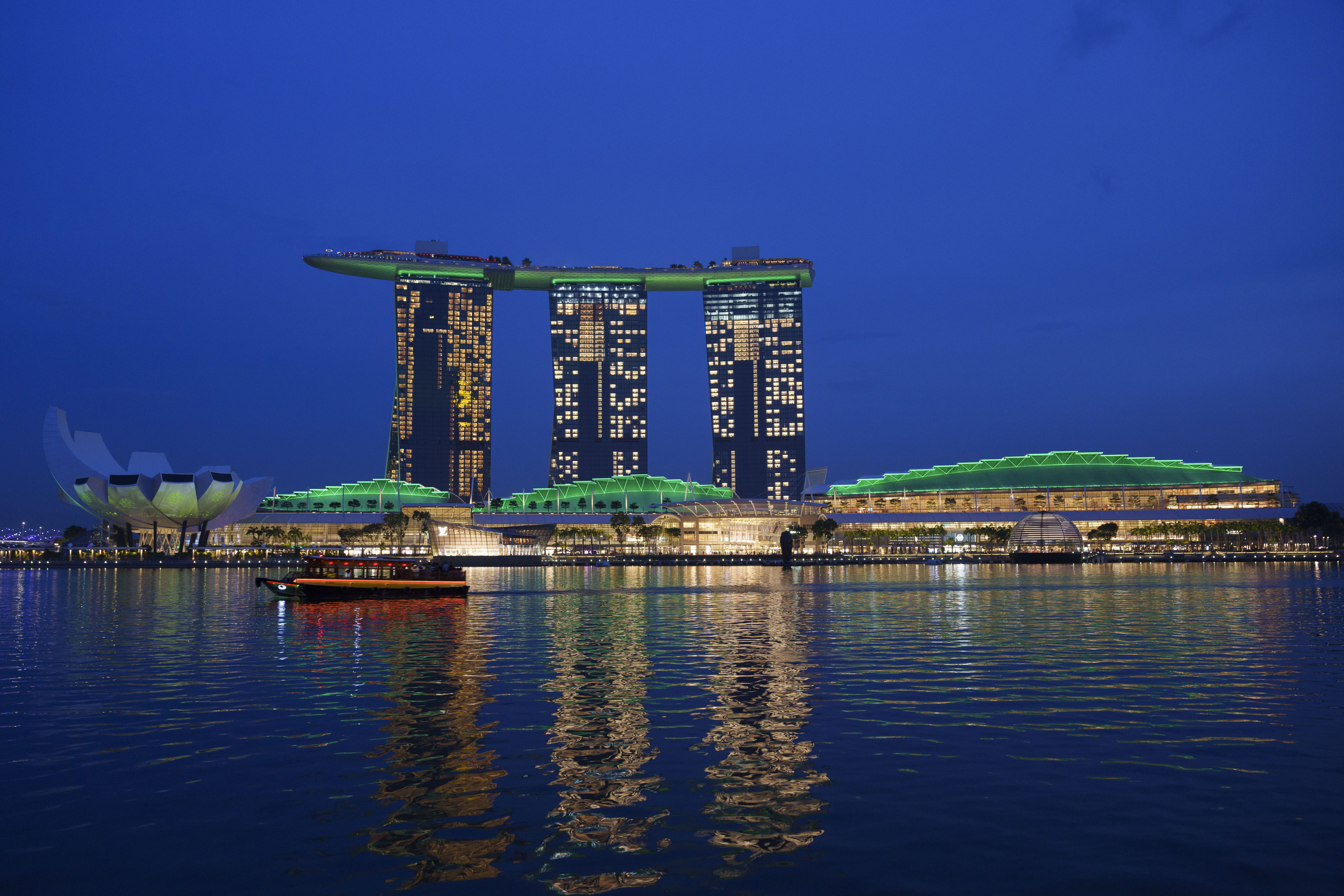 Marina Bay Sands said it was working with a cybersecurity firm to strengthen its systems. Photo: AP
