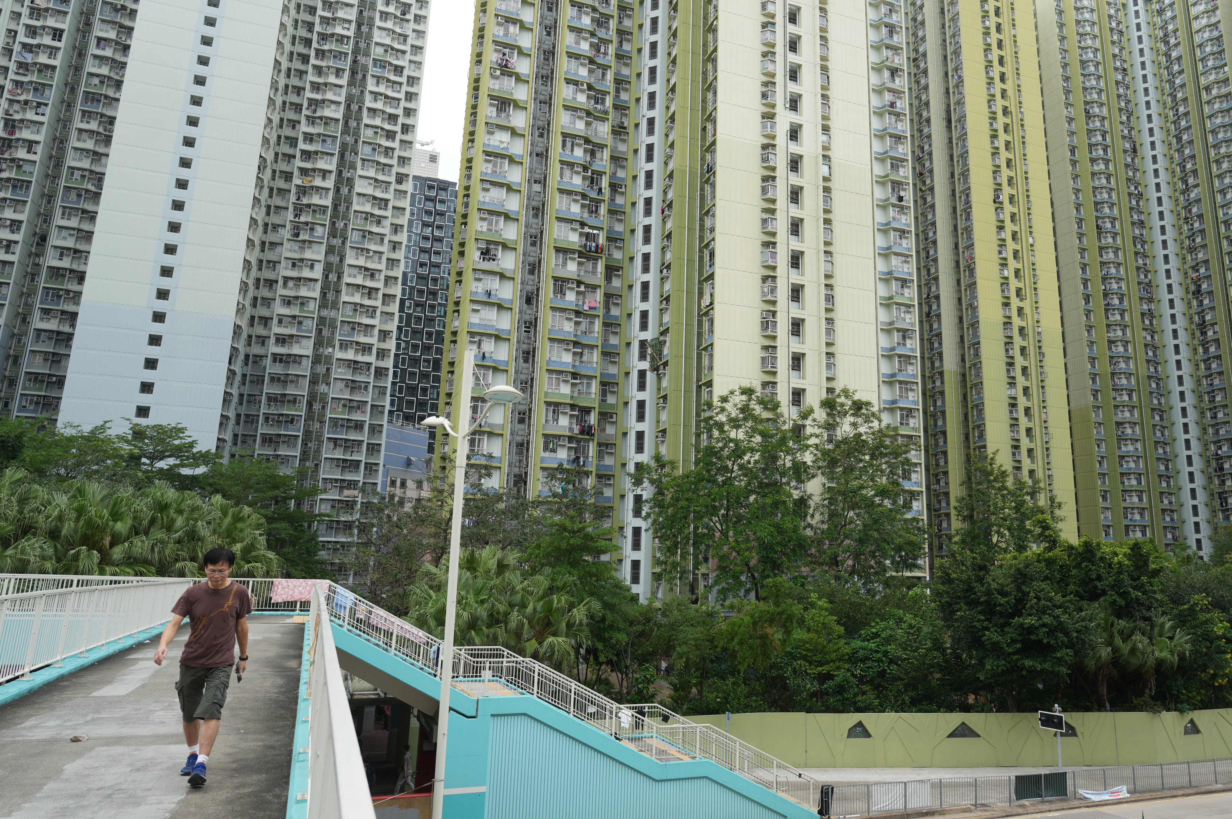 A public housing estate in Cheung Sha Wan. Many Hongkongers seeking a place to live face a dilemma as their monthly income is too high to qualify for public rental housing but not high enough to afford other options. Photo: Sam Tsang