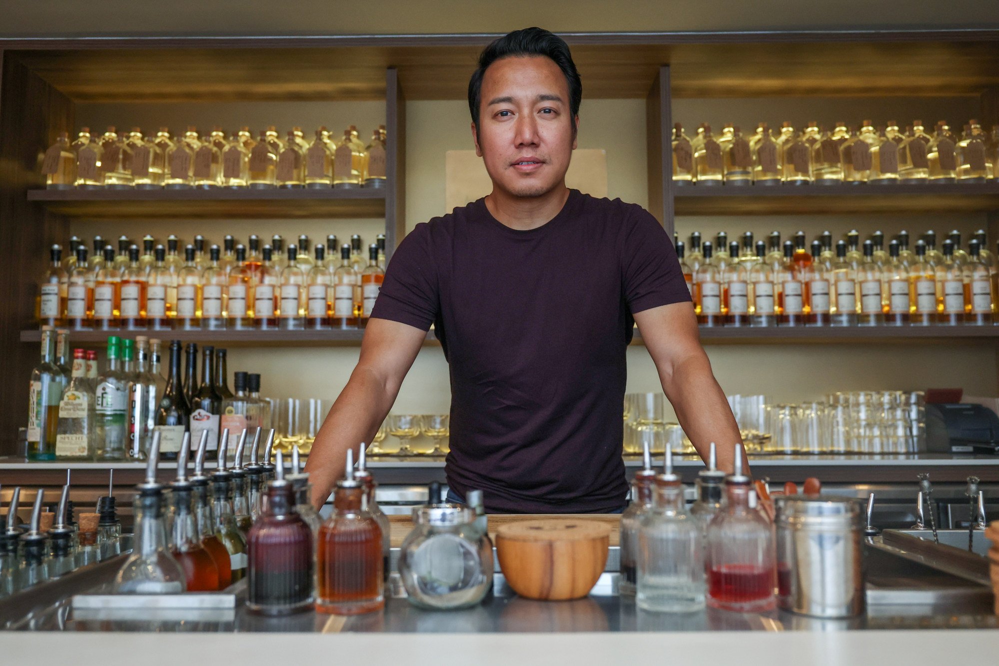 Alex Pun, founder of Orchard, a fruit spirit cocktail bar in SoHo, says customers have become more conscious of spending and their health. Photo: Edmond So