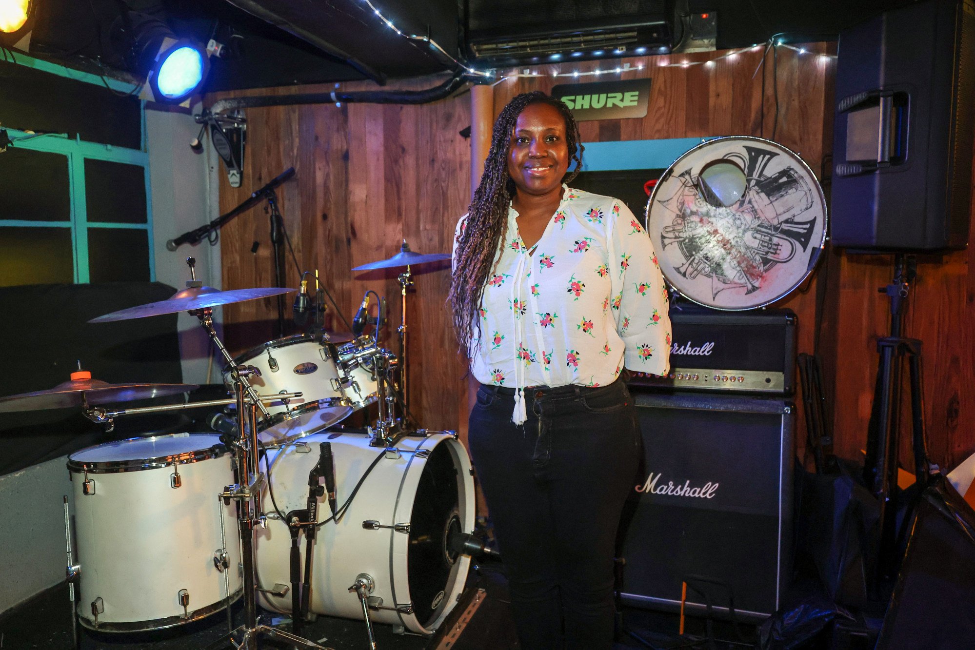 Alicia Beale, owner of the Aftermath Bar, says the venue has tried to add more events to its regular line-up of live music and comedy shows. Photo: Edmond So