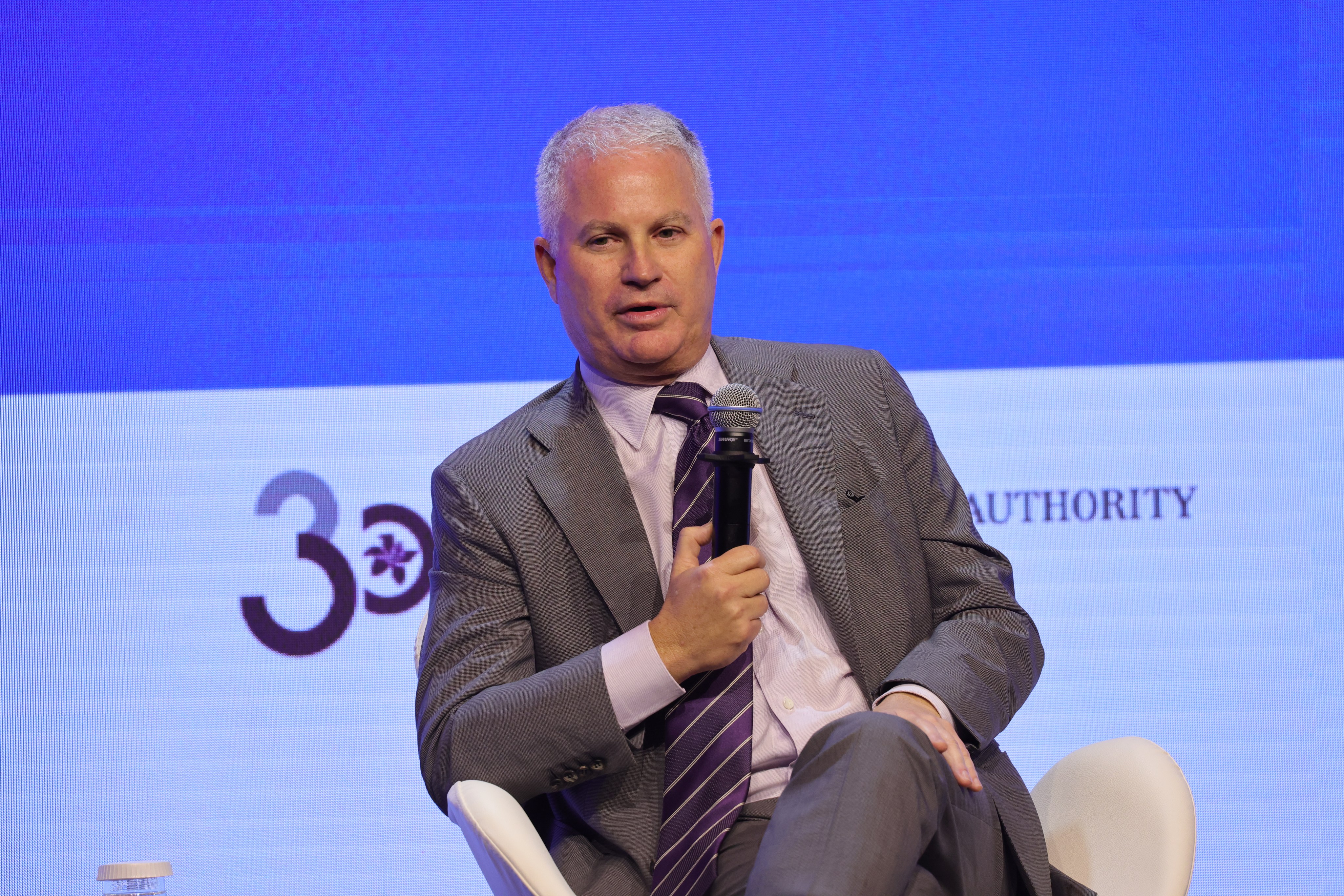 Chip Kaye, CEO of Warburg Pincus, takes part in a panel discussion on Asia and China markets at the Global Financial Leaders’ Investment Summit on Wednesday. Photo: May Tse
