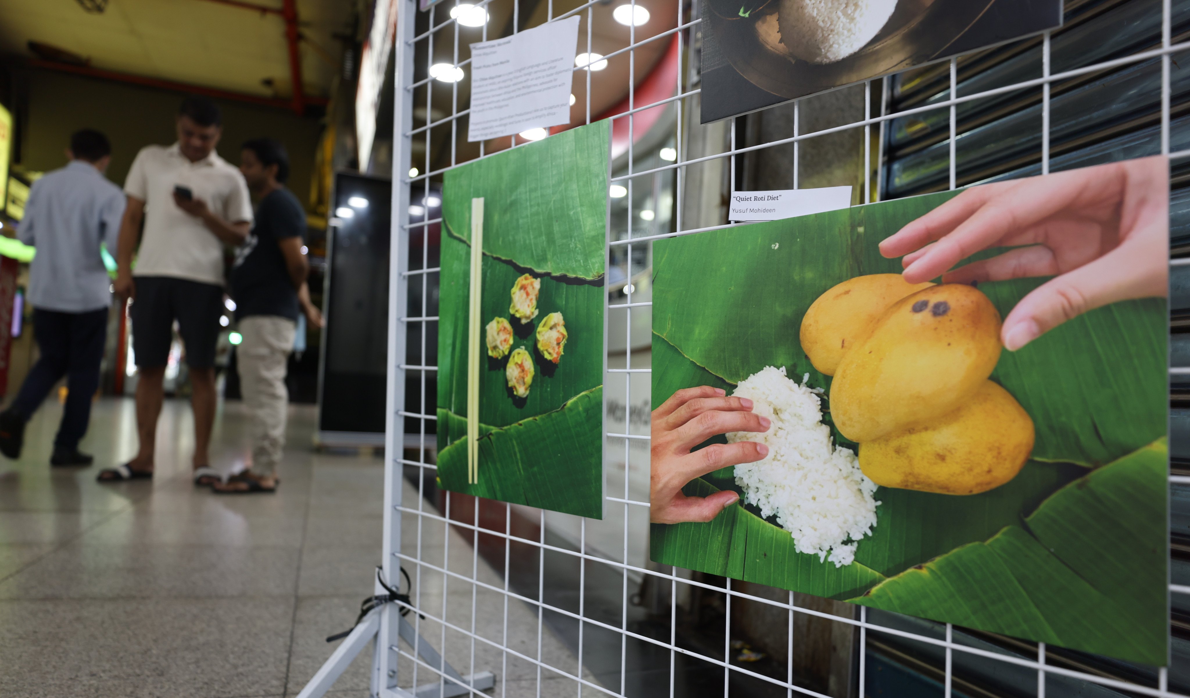An exhibition in Chungking Mansions in Hong Kong’s Tsim Sha Tsui district explores the culinary traditions and practices of ethnic minority communities in the city, in August 2021. Photo: Nora Tam