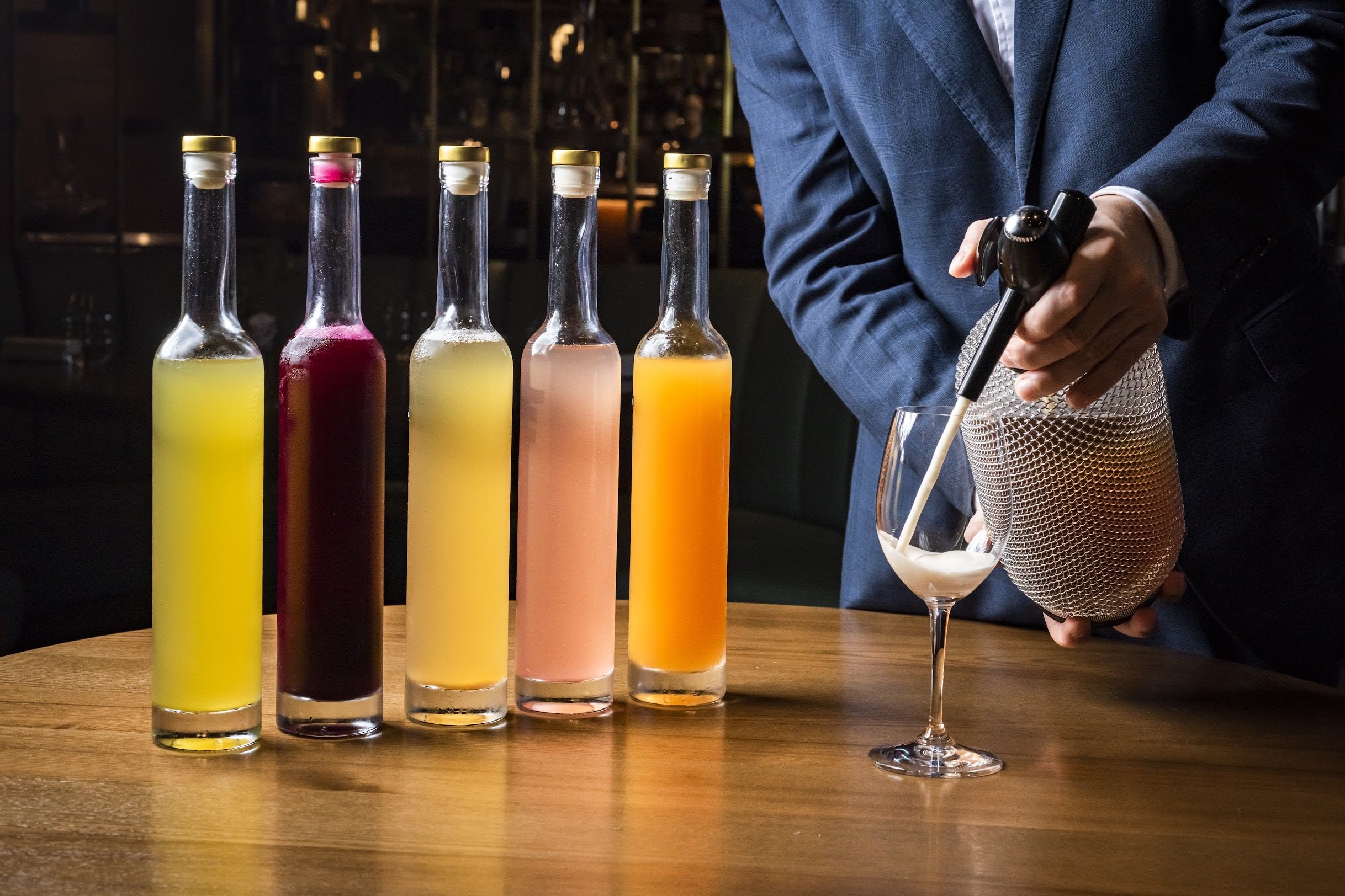 The non-alcoholic drinks pairings at Roganic, a one-Michelin-star restaurant in Hong Kong, highlight sustainability, making use of surplus and unused kitchen ingredients. They reflect a growing zero-alcohol trend across the city, especially among Gen Z. Photo: Roganic