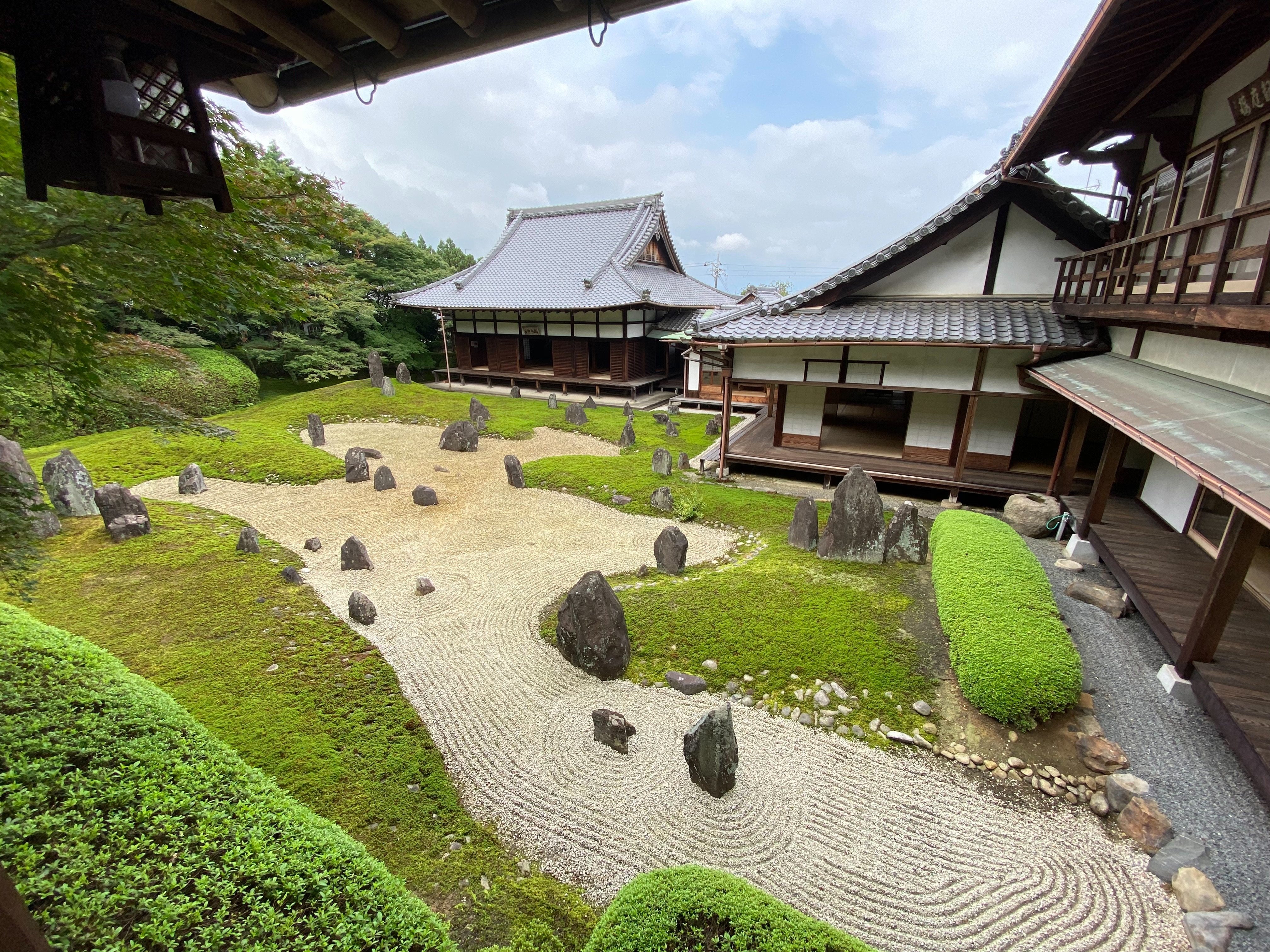 Komyo-in Temple rock garden. Photo: Komyo-in Zen Temple