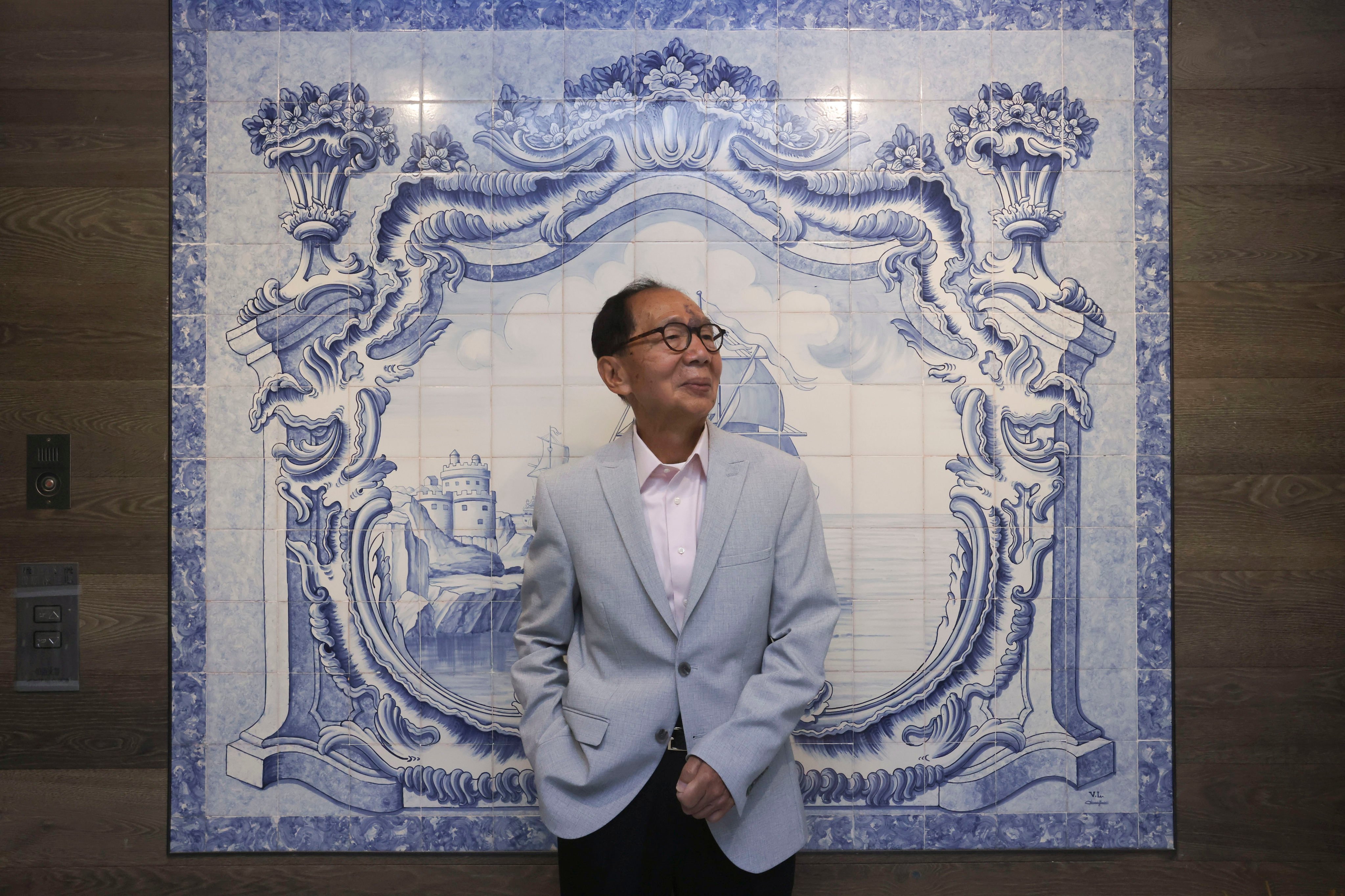 Francisco A. Da Roza, at Club Lusitano in Central, Hong Kong. He is honouring his heritage by curating an exhibition about the Portuguese community’s contributions to Hong Kong. Photo: Jonathan Wong