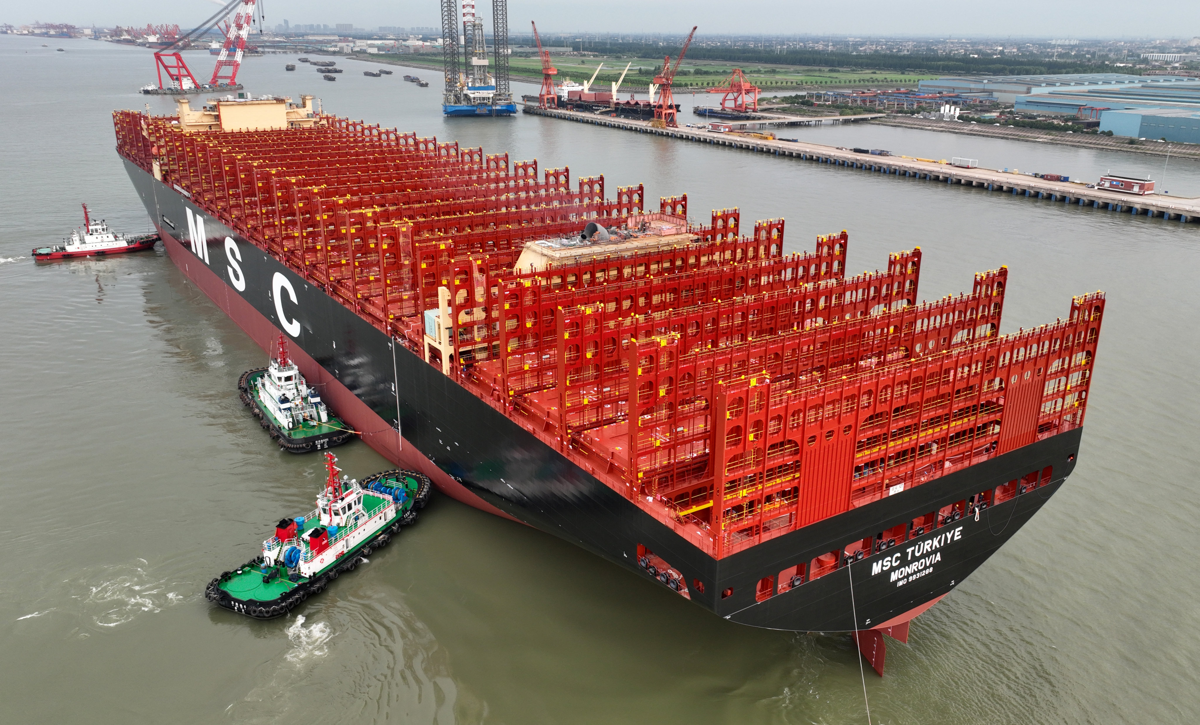 China overtook Greece in August as running the largest commercial fleet in terms of tonnage, with a capacity of 294.2 million gross tonnage, according to the state-backed Xinhua News Agency. Photo: Costfoto/NurPhoto via Getty Images