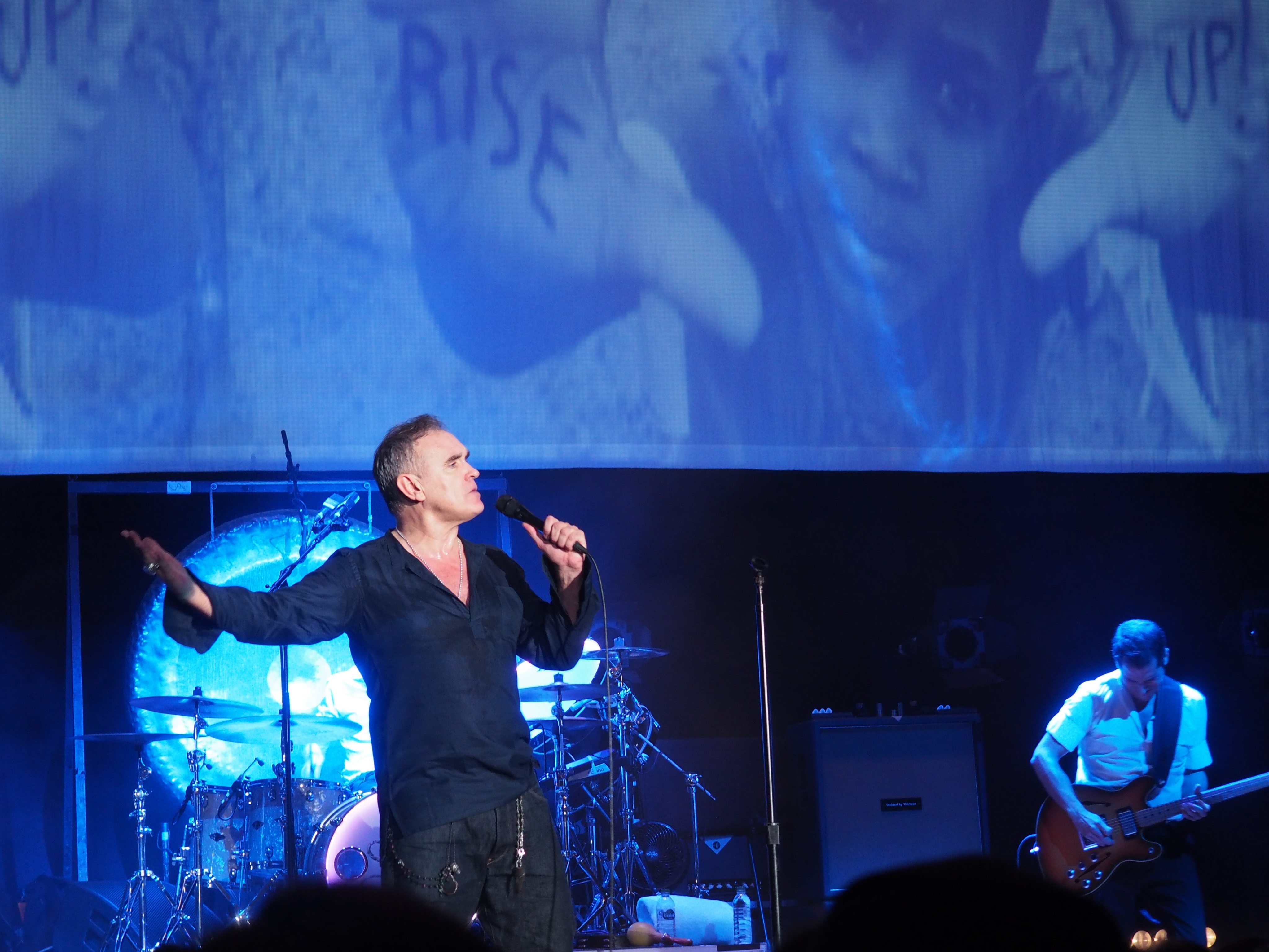 British singer Morrissey, frontman of the now-defunct band the Smiths, performs in Hong Kong in 2016. The indie music veteran has cancelled three Asian dates on his 40 Years of Morrissey tour, in Singapore, Hong Kong and Bangkok. Photo: Lauren James