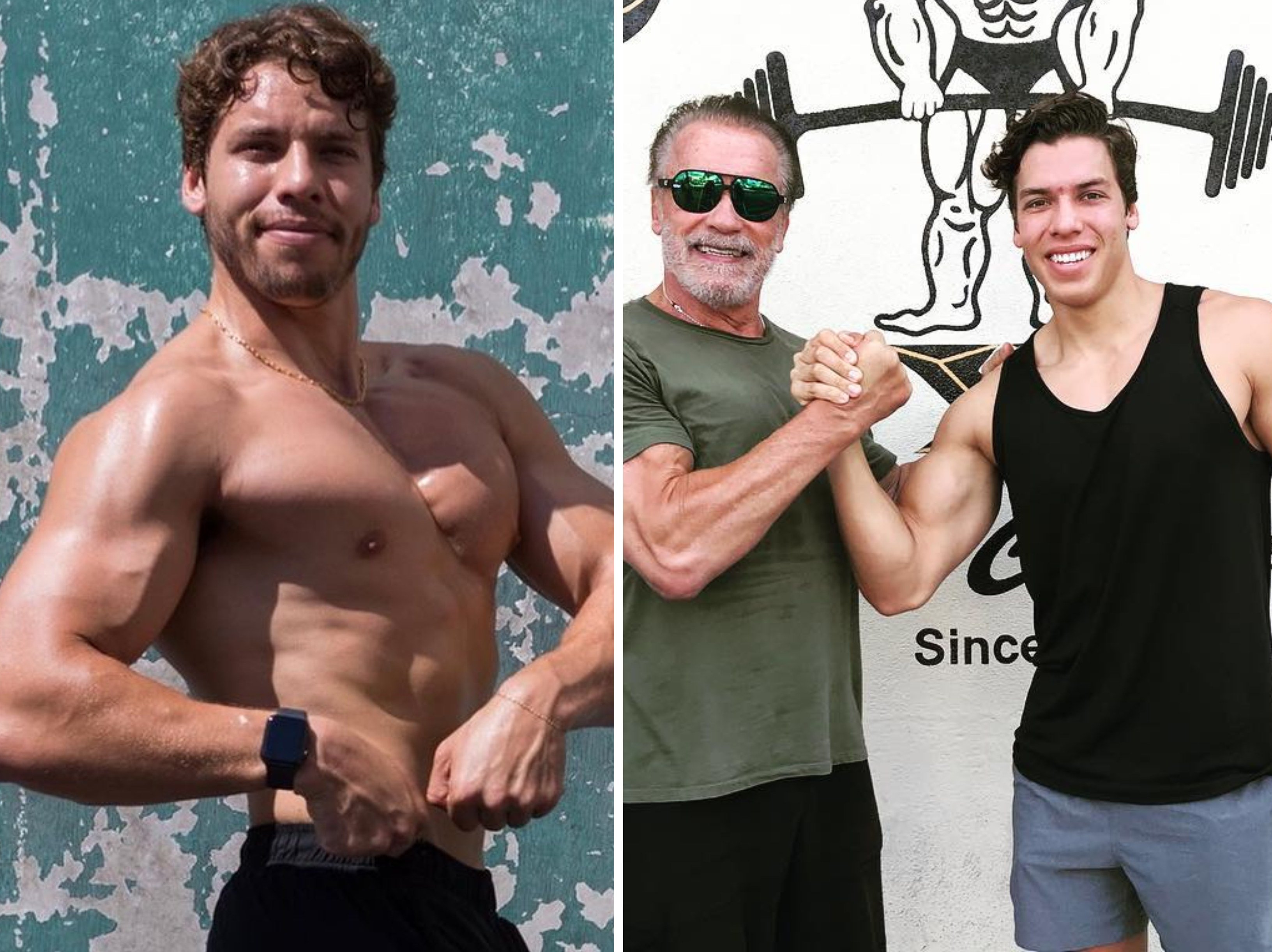 Joe Baena, the son of Arnold Schwarzenegger, didn’t take his dad’s name out of respect for his mum. Photo: @joebaena/Instagram