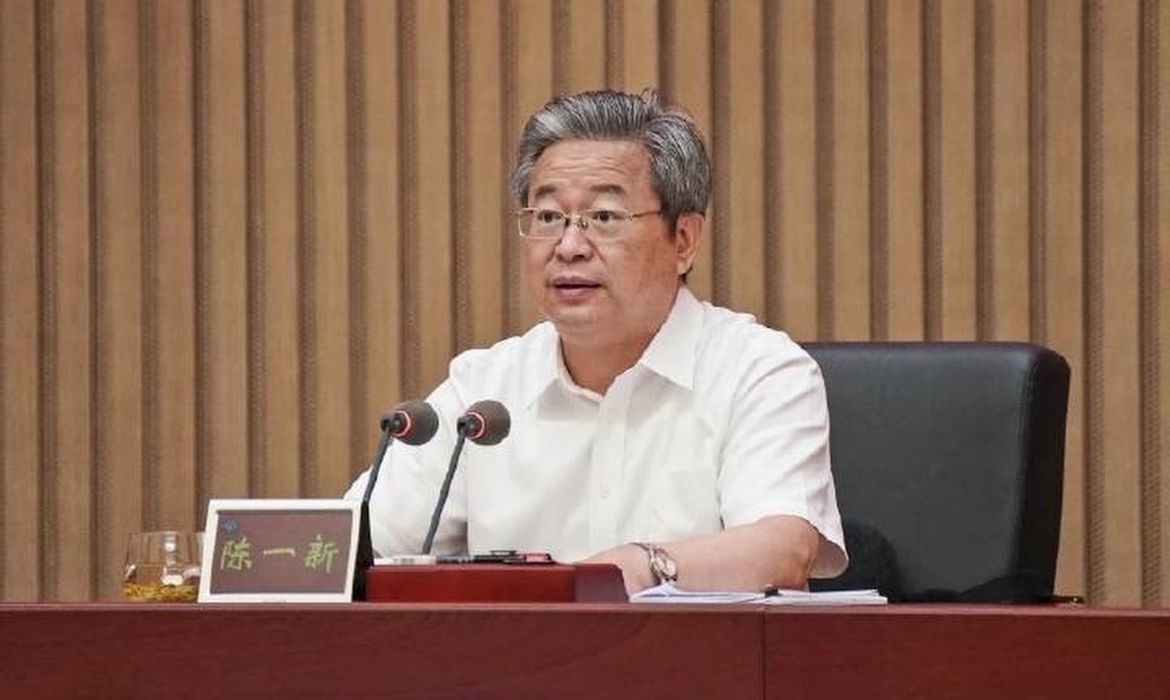 China’s anti-espionage chief Chen Yixin made a rare trip abroad. Photo: Weibo@Righteous Xiaoliu