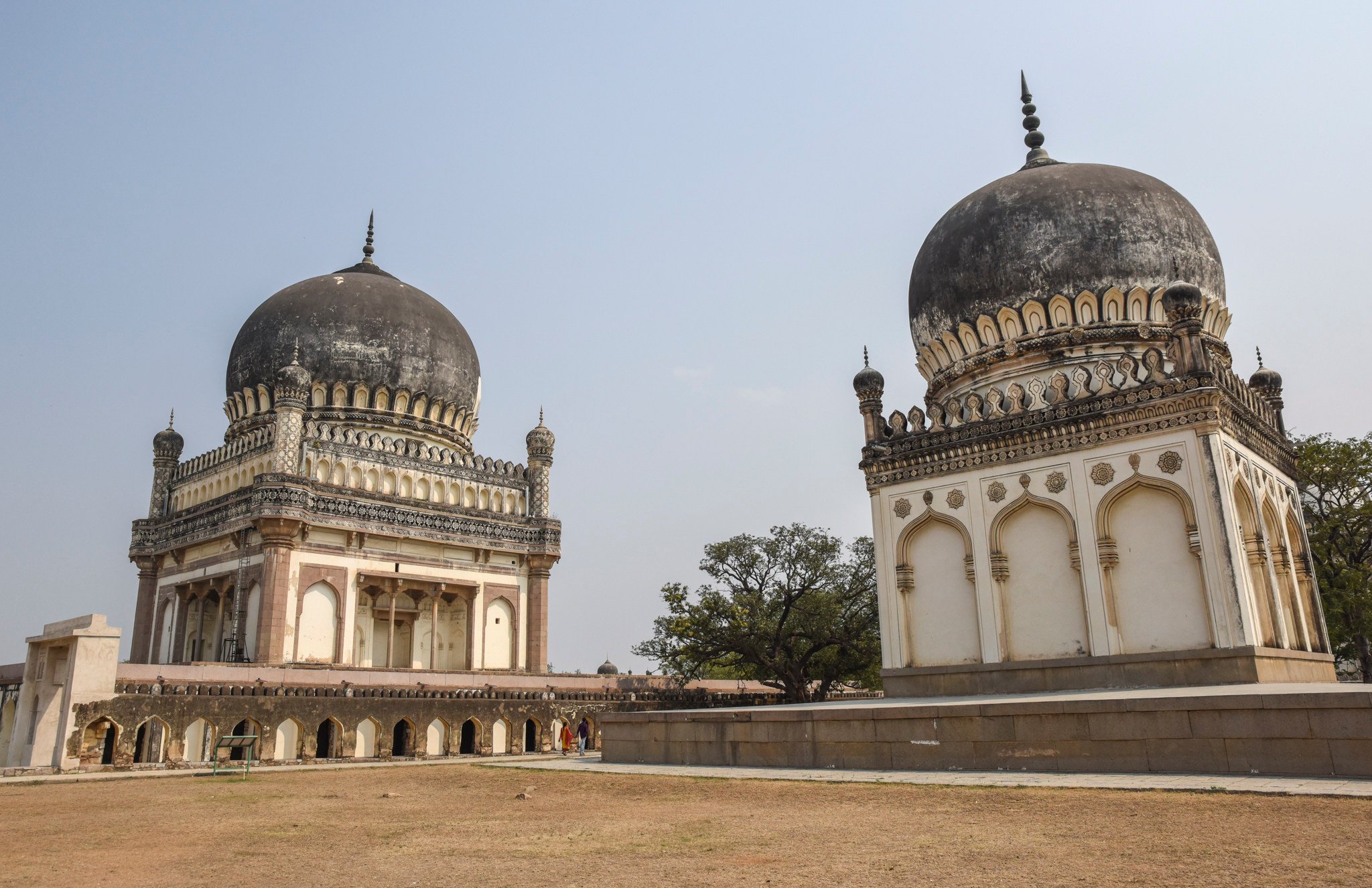 Mausoleums at the Qutb Shahi Heritage Park in Hyderabad. The site’s transformation has made it one of the best places to visit in India. Photo: Ronan O’Connell