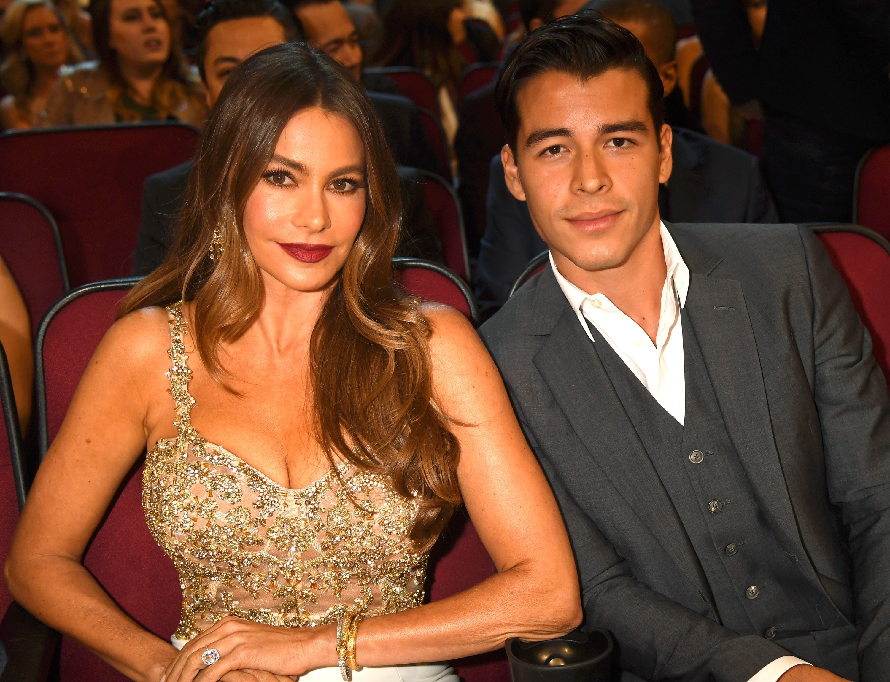 Actress Sofia Vergara and her son Manolo Gonzalez Vergara at the People’s Choice Awards in 2017. Photo: FilmMagic