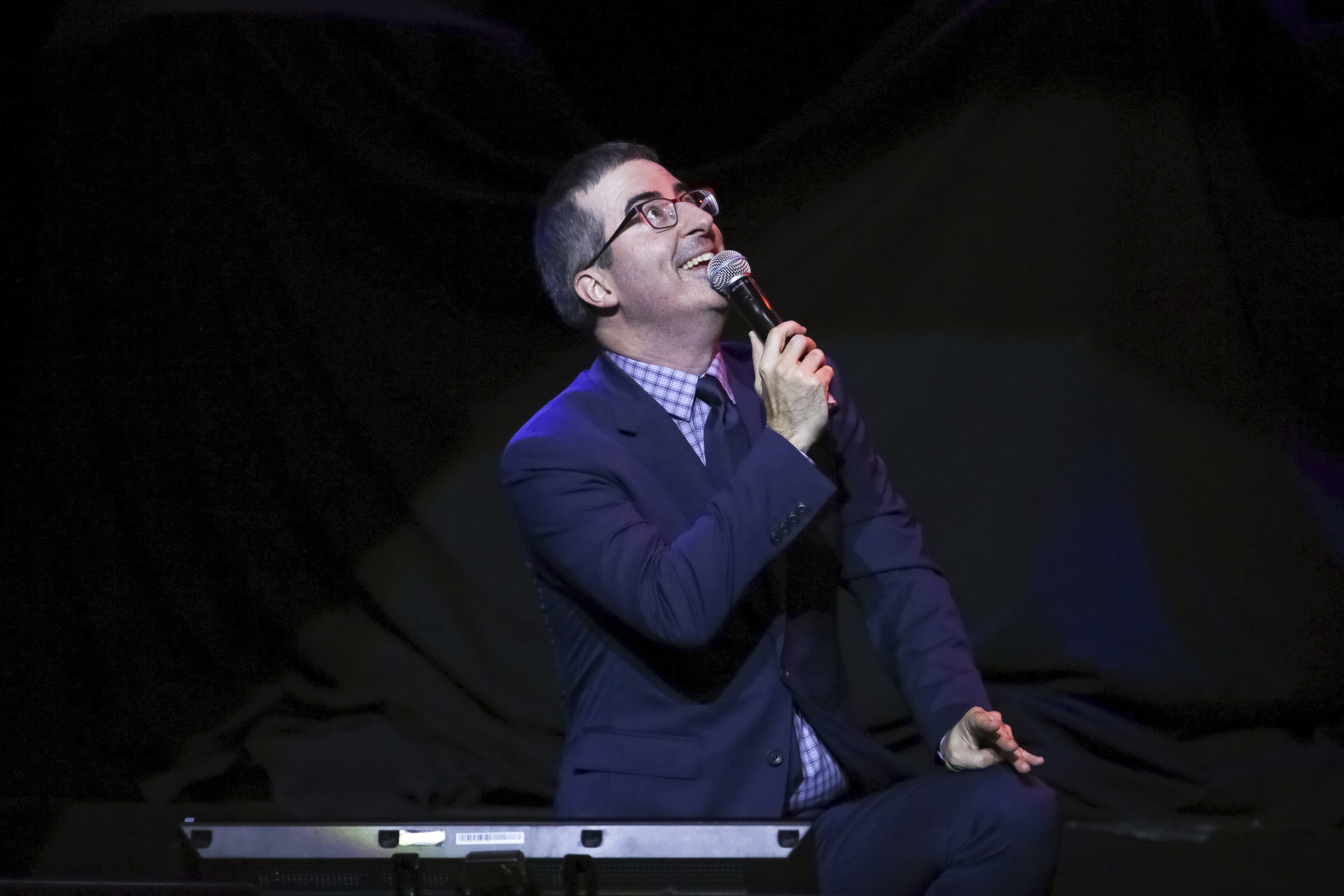 Comedien John Oliver’s humorous campaign for the puteketeke resulted in the bird claiming the Bird of the Century honour. Photo: Invision/AP