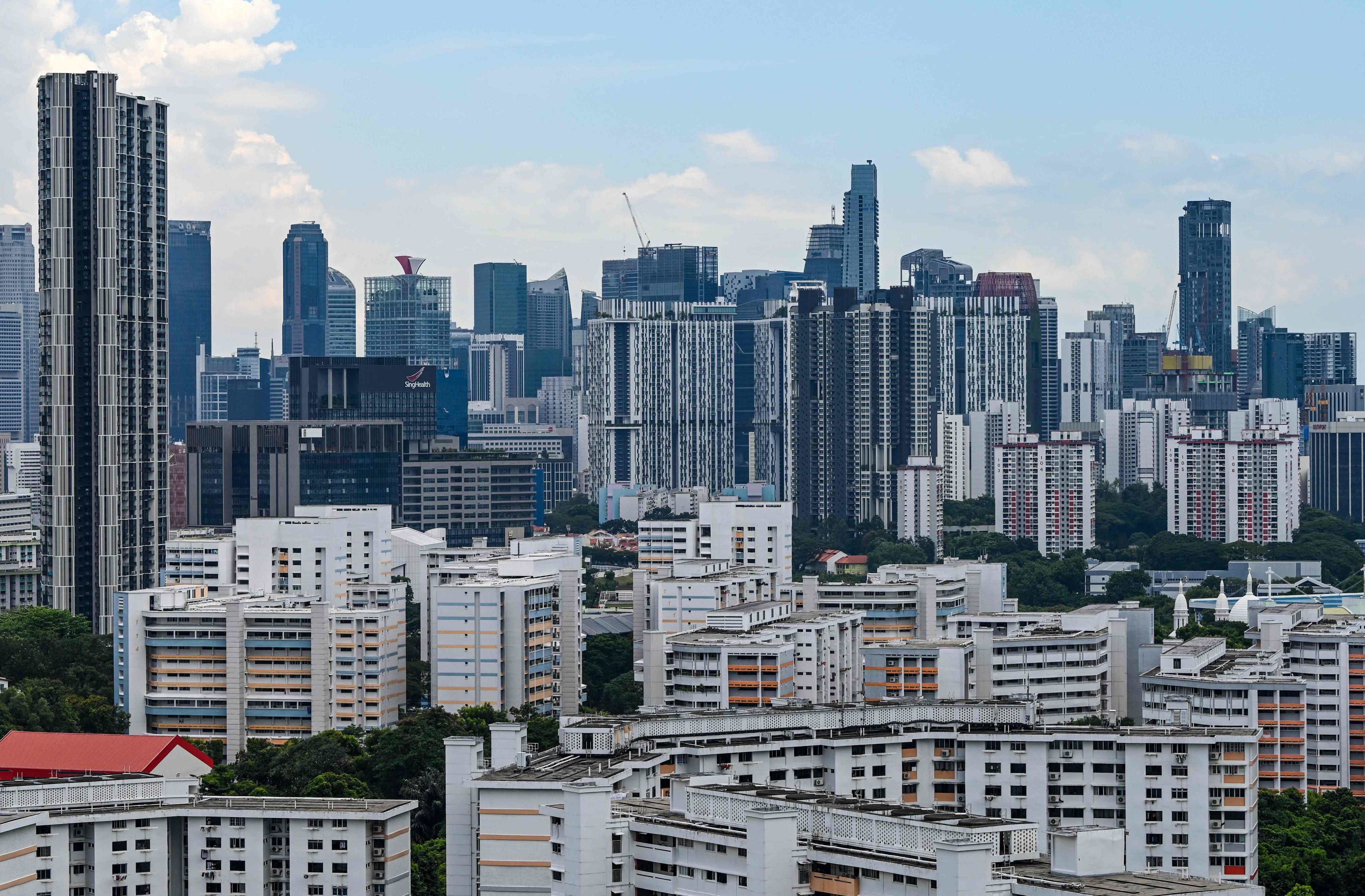 The skyline of Singapore. Photo: AFP