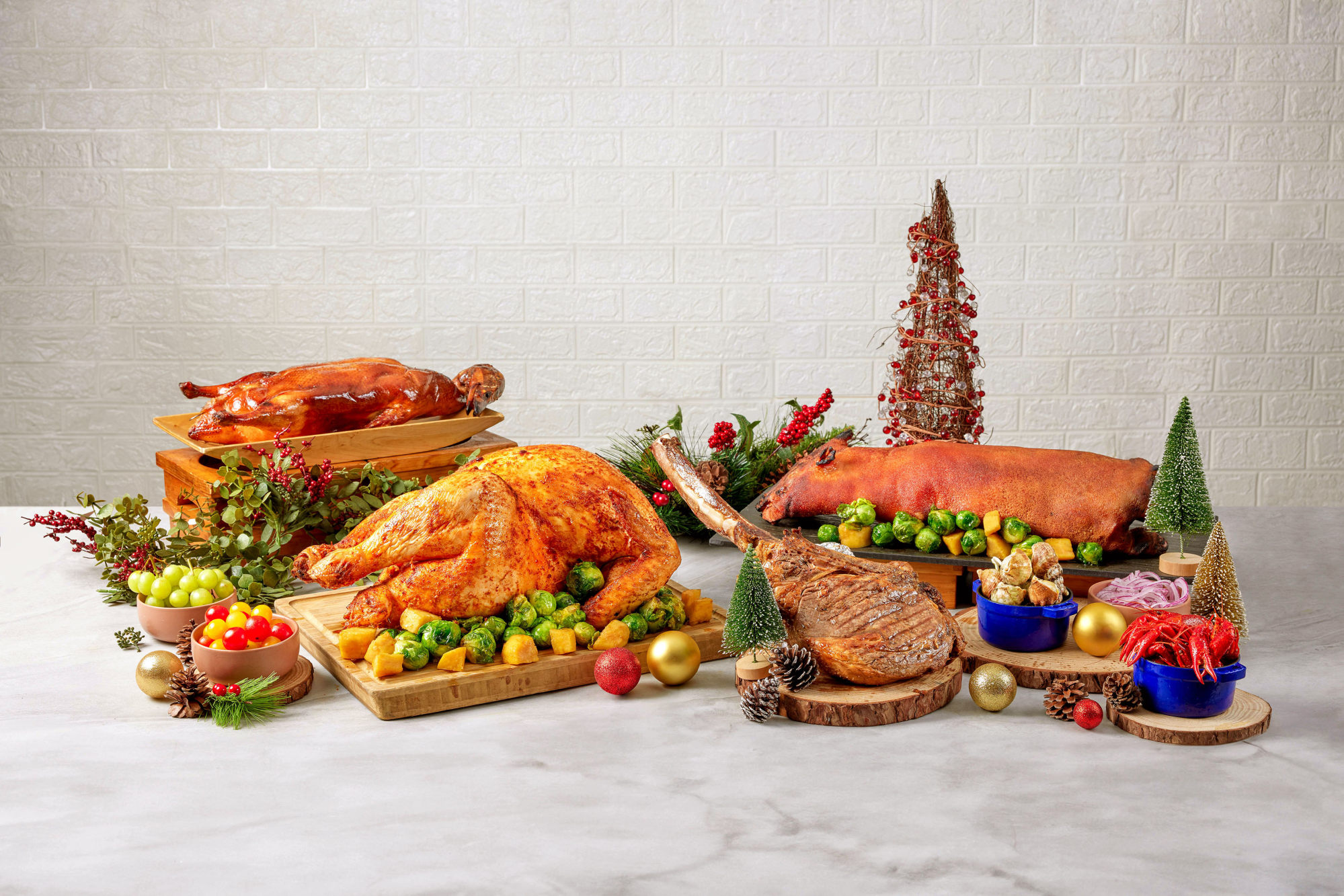 Christmas delights from at Cucina and Marco Polo Hotels. Photo: Handout
