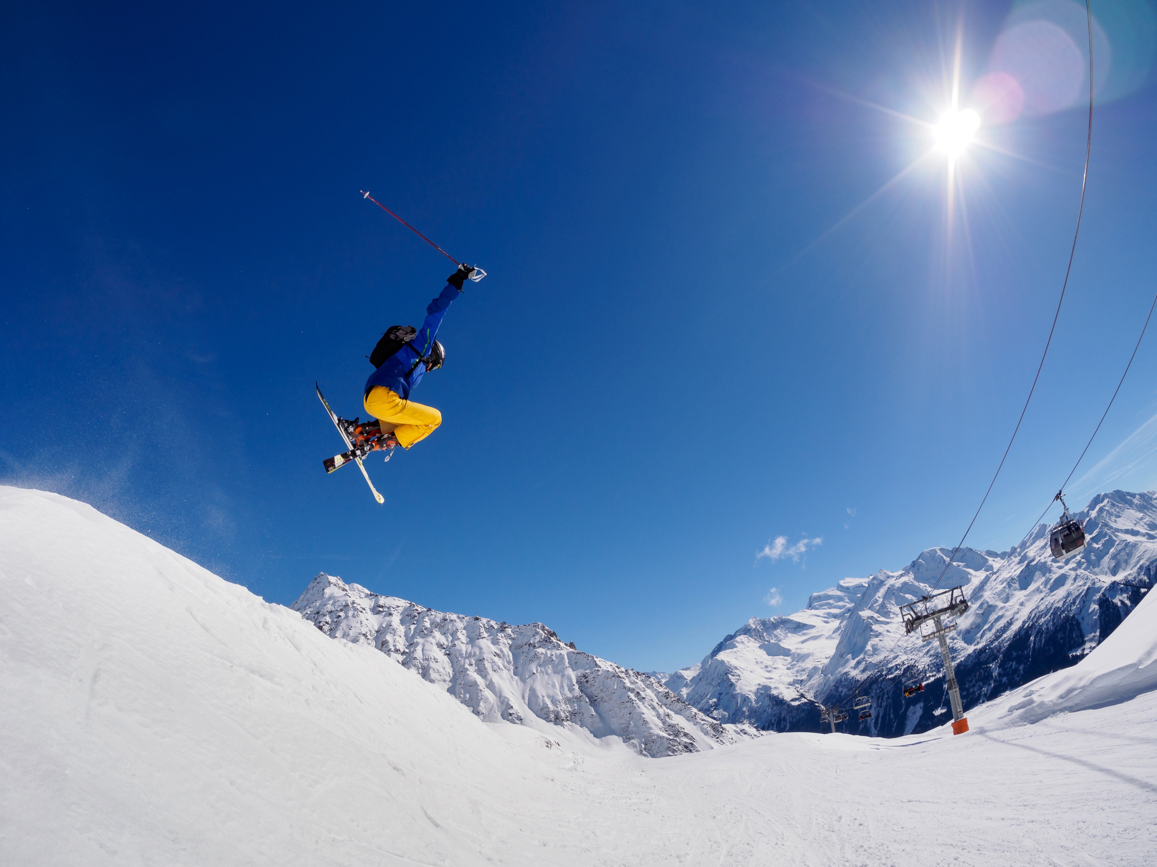 Skiing in Verbier, Switzerland. Photo: Shutterstock