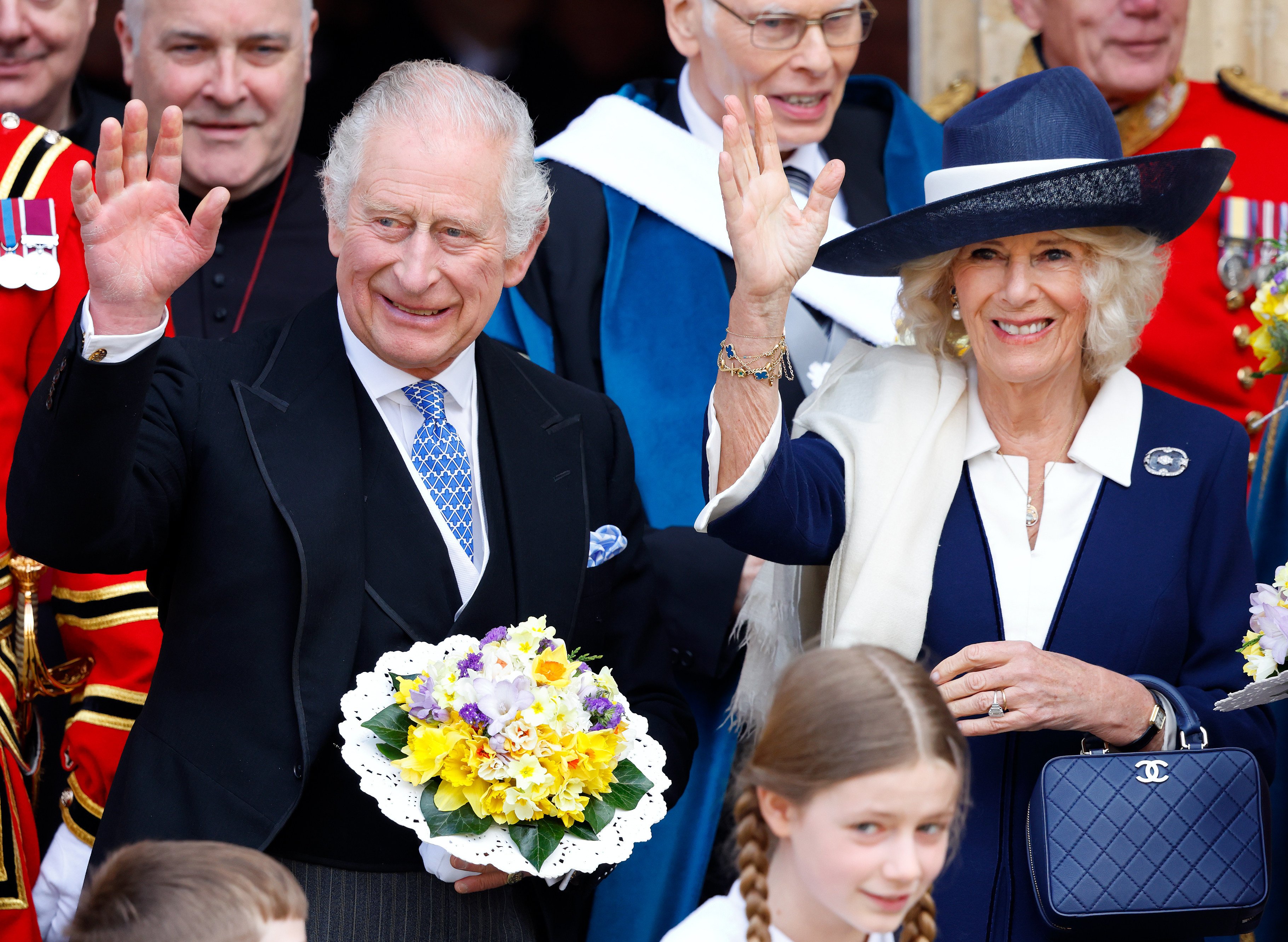 Queen Camilla’s fashion sense has undergone a fascinating evolution, from making waves with a “revenge dress” that aped Princess Diana’s, to rocking Vivienne Westwood, Anna Valentine and Bruce Oldfield. Photo: Getty Images