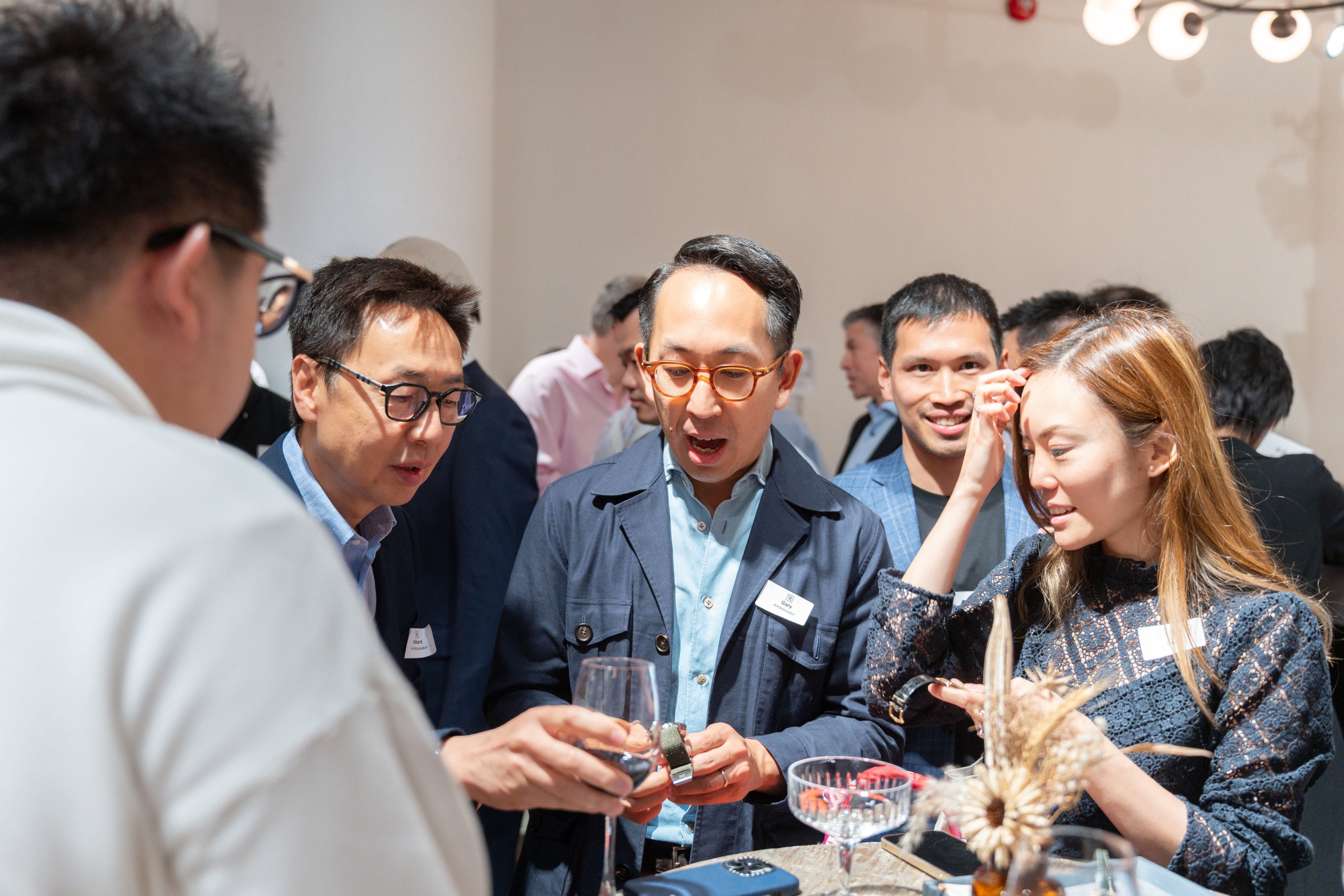 Watch collectors gather to share knowledge and admire each other’s watches at The Horology Club’s 2nd anniversary. Photo; Freeman Chiu