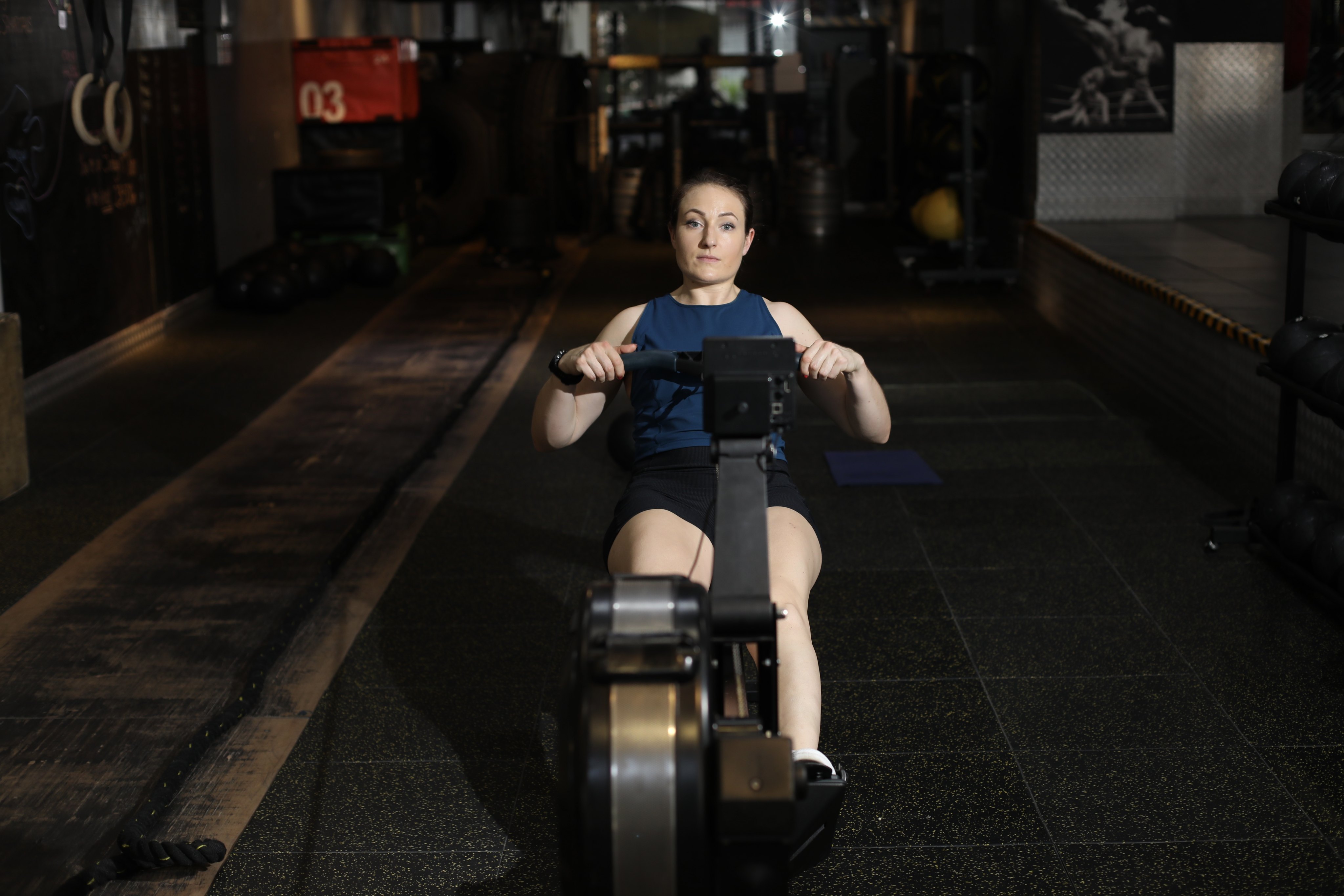 Hong Kong fitness trainer Ali Dowding (above) overcame depression years ago, helped by family and therapy. She is rowing 750km to raise awareness of men’s mental health and promote the Samaritans. Photo: Xiaomei Chen