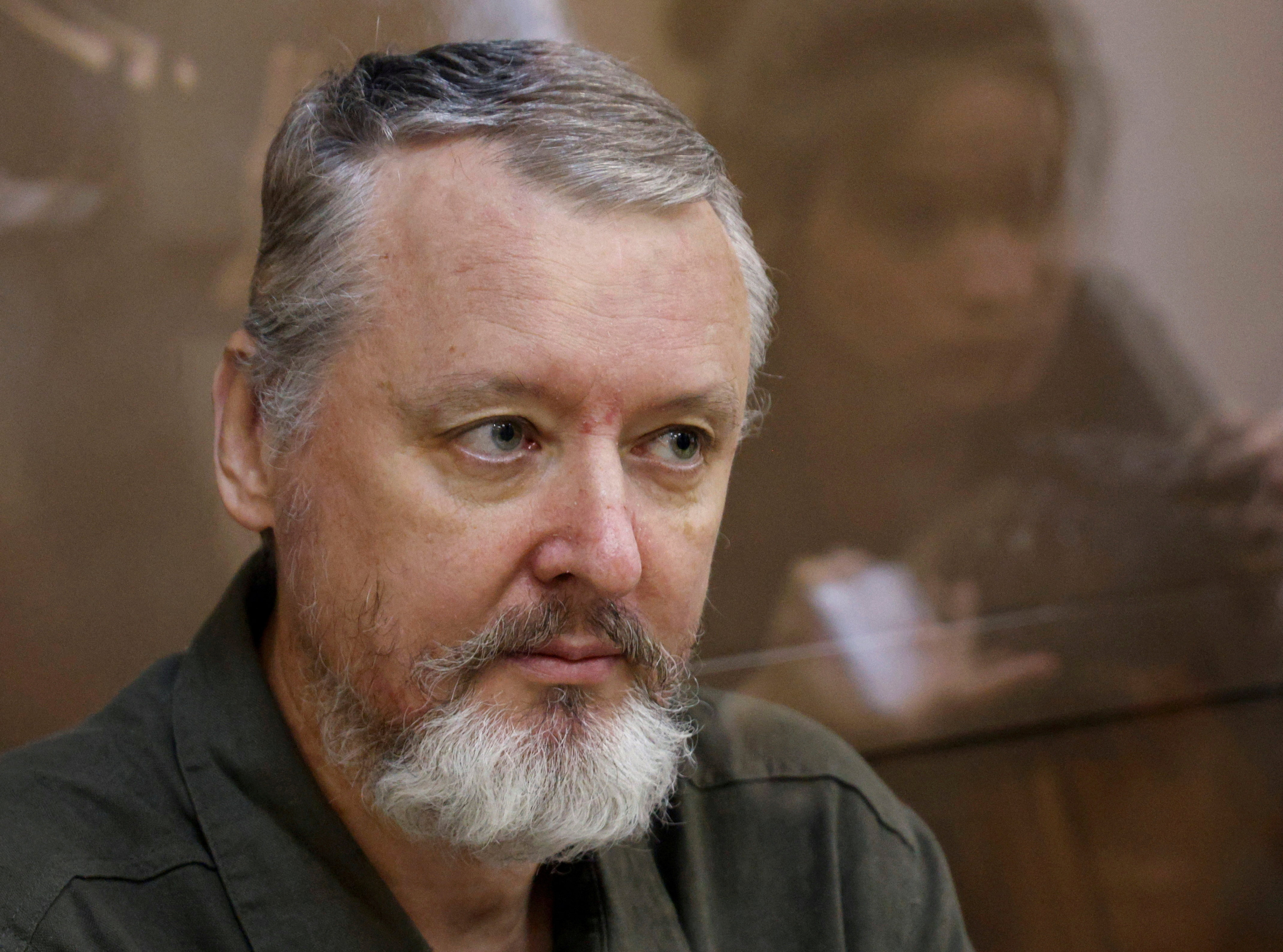 Russian nationalist Kremlin critic and former military commander Igor Girkin, also known as Igor Strelkov, during a court hearing in Moscow in August. Photo: Reuters