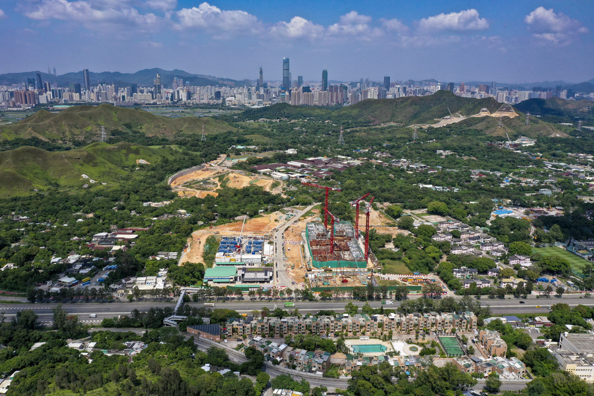 The Kwu Tung North area in North New Territories, which is covered under the land exchange arrangement. Photo: Winson Wong