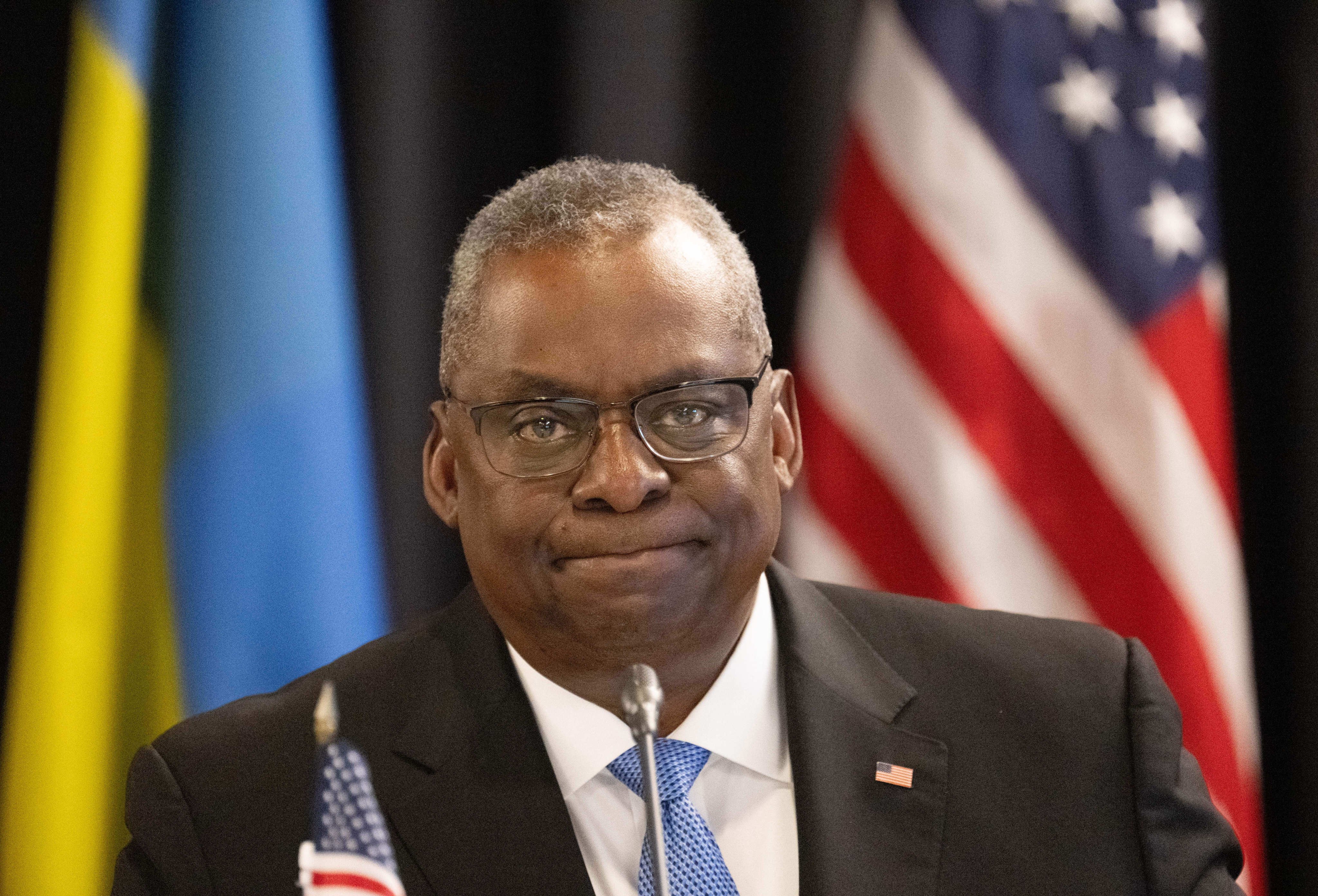 US Secretary of Defence Lloyd Austin made an unannounced trip to Kyiv on Monday to show his country’s support to Ukraine’s fight with Russia. Photo: dpa