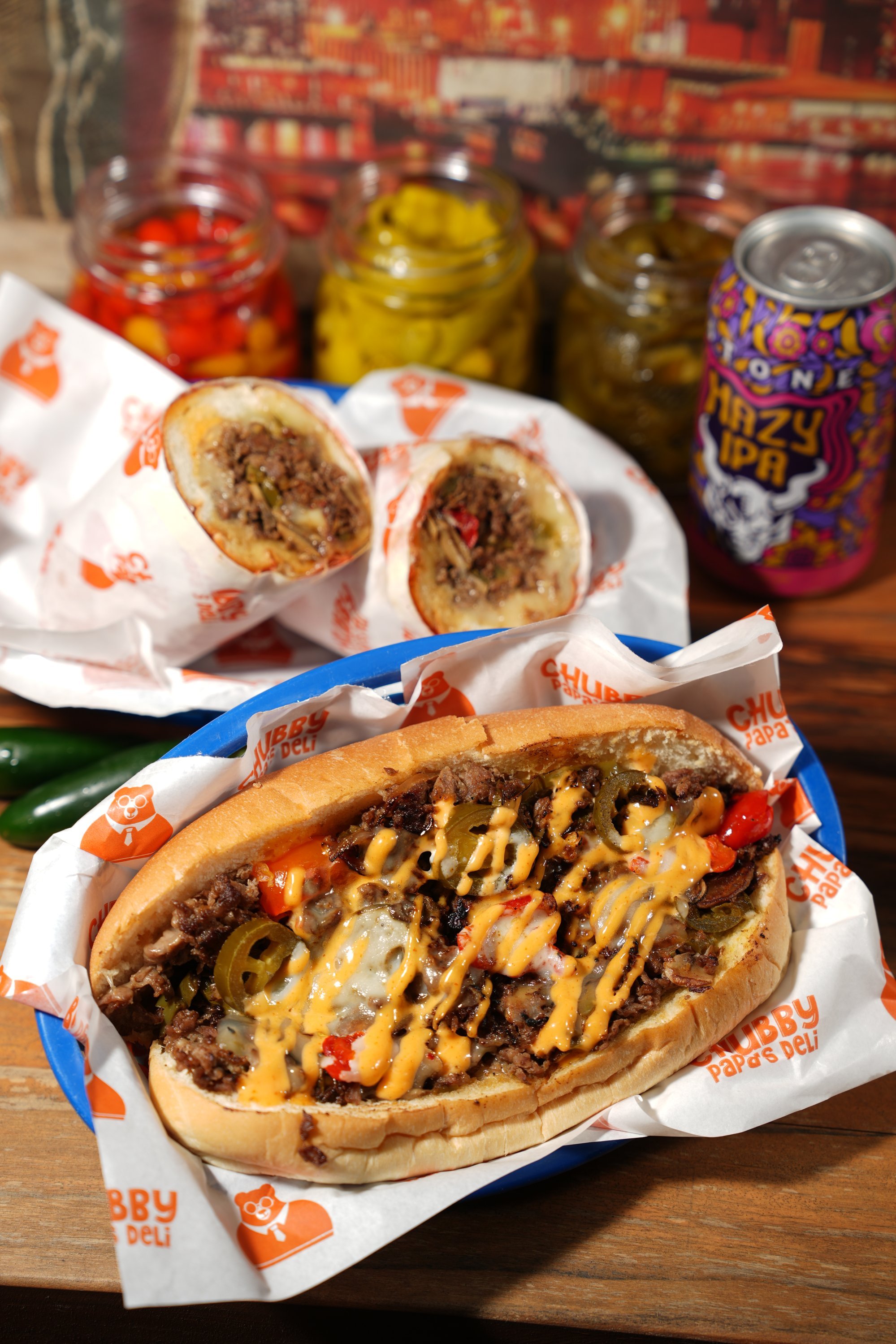 For Delicious USA, Chubby Papa’s Deli in Kennedy Town is serving a hot Philly cheese steak with thin-sliced beef rib-eye, Sriracha aioli and pepperjack cheese. Photo: Chubby Papa’s Deli
