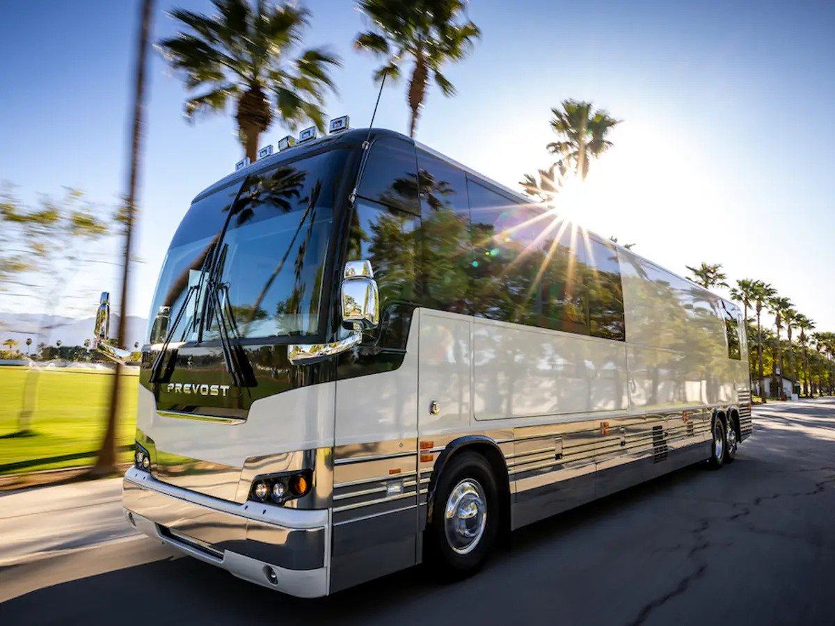 Ever wondered how your favourite pop stars get around while on tour in the US? Dreamliner Luxury Coaches has the answer. Photos: Handout 