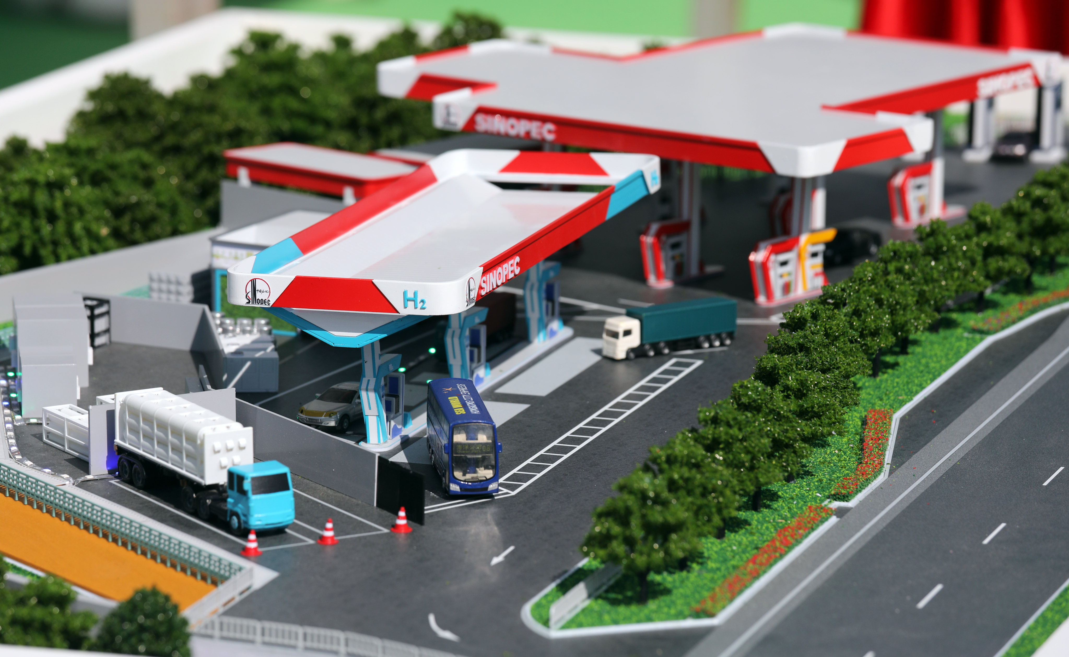 The first Hong Kong hydrogen fuelling station will be completed next year. Photo: Xiaomei Chen