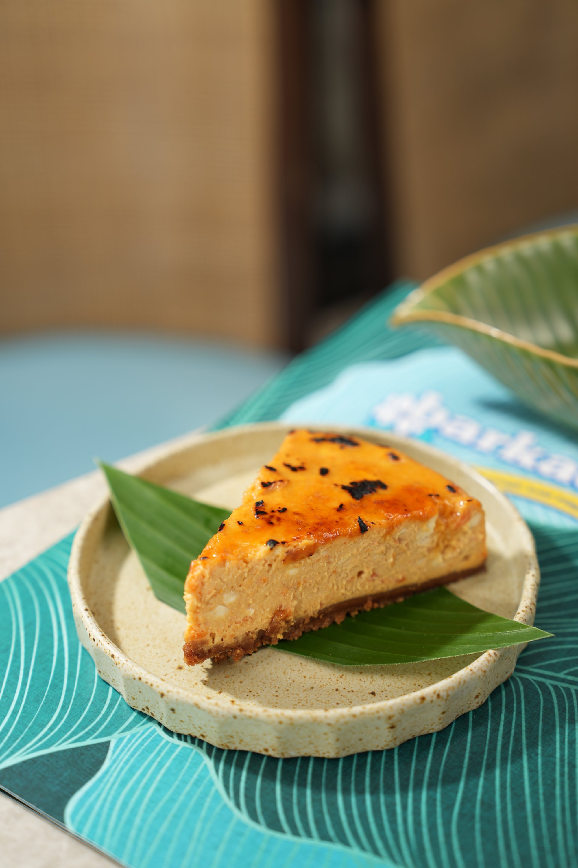 Barkada’s kamote cue cheesecake features American sweet potatoes, cream cheese and graham crackers. Photo: Barkada