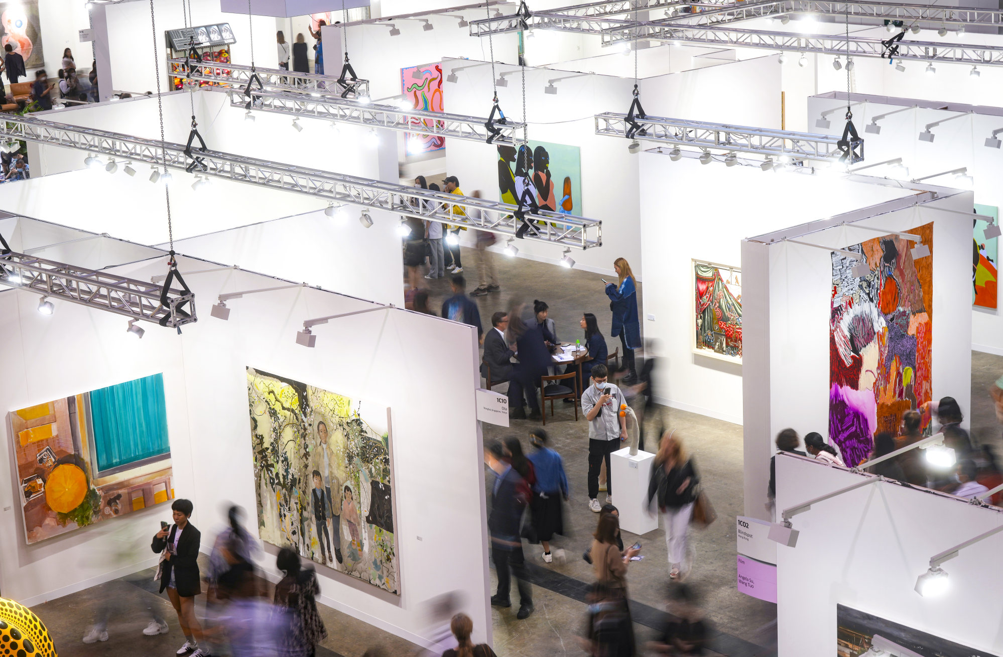 art basel hong kong paints rosier picture as 242 galleries sign up for 2024 fair after downscaling amid covid pandemic