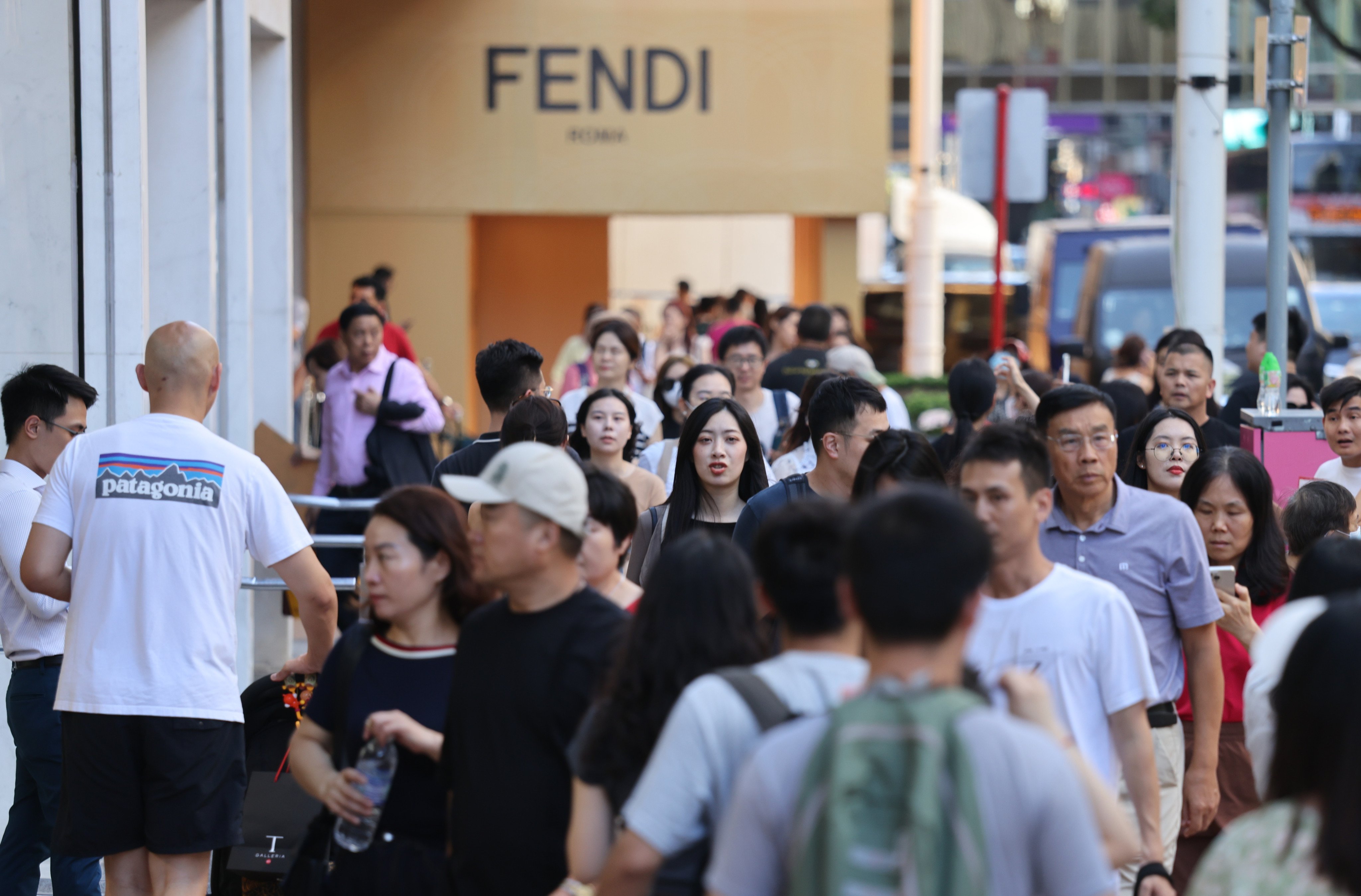 Tourists are seen in Hong Kong’s shopping haven of Tsim Sha Tsui, the most expensive retail destination in Asia-Pacific. Photo: Yik Yeung-man