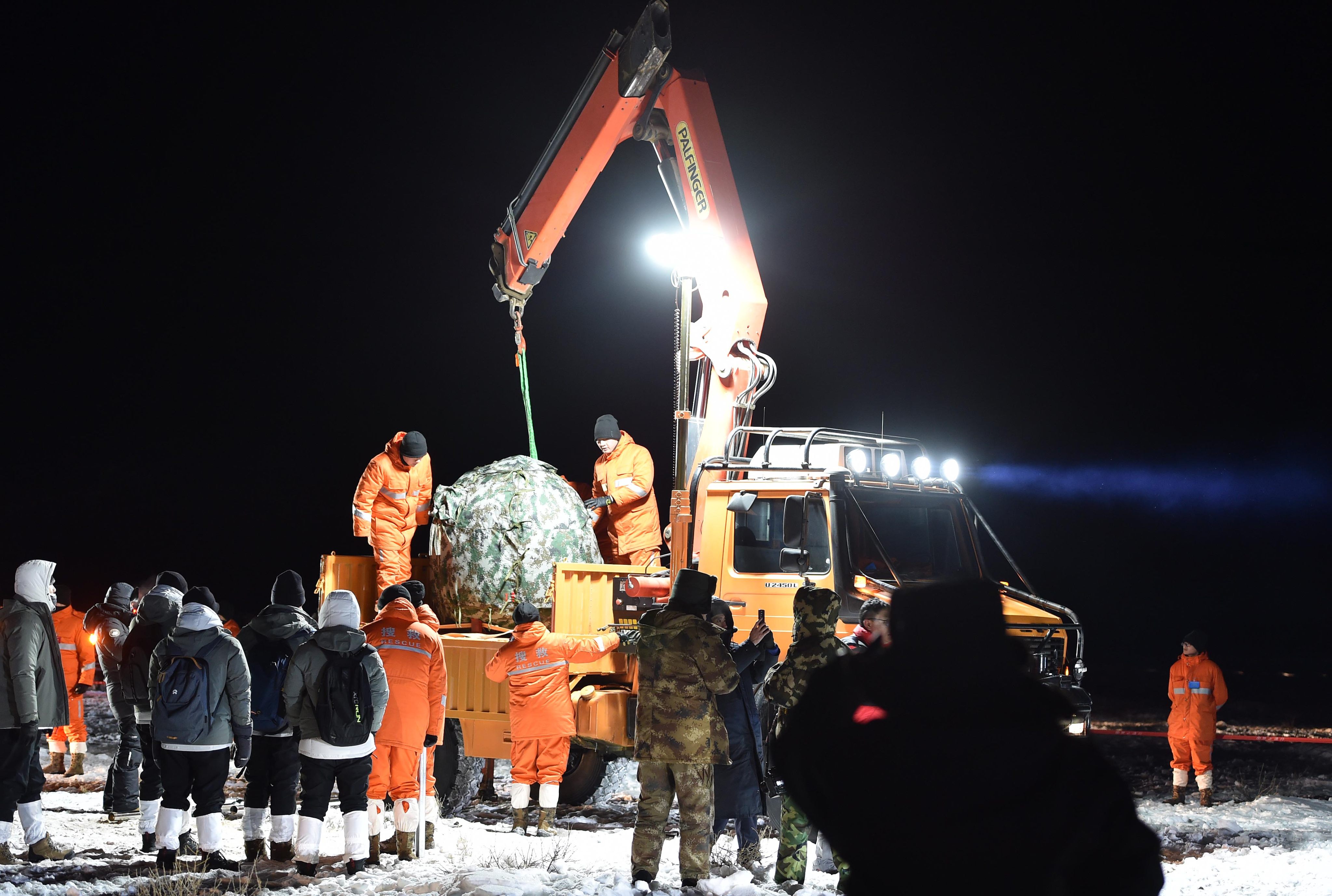 The Chinese rocket remnant that crashed into the moon was part of a 2014 test mission to prepare for the better-known Chang’e-5 mission, shown here, which brought lunar samples back to Earth in 2020. Photo: Xinhua