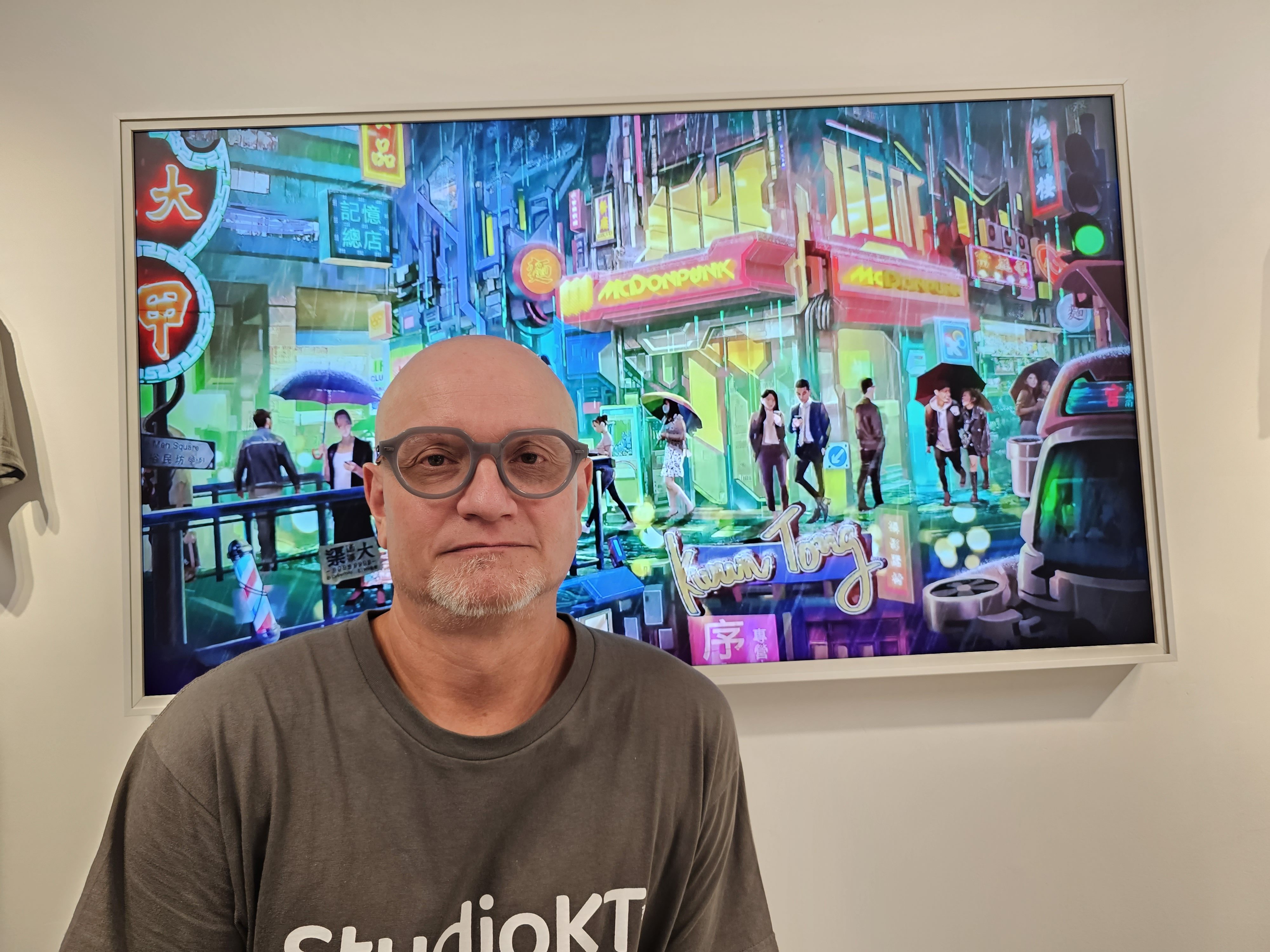 Damien Green, co-founder of StudioKT in Kwun Tong, during the Post interview on November 10, 2023. Photo: Enoch Yiu