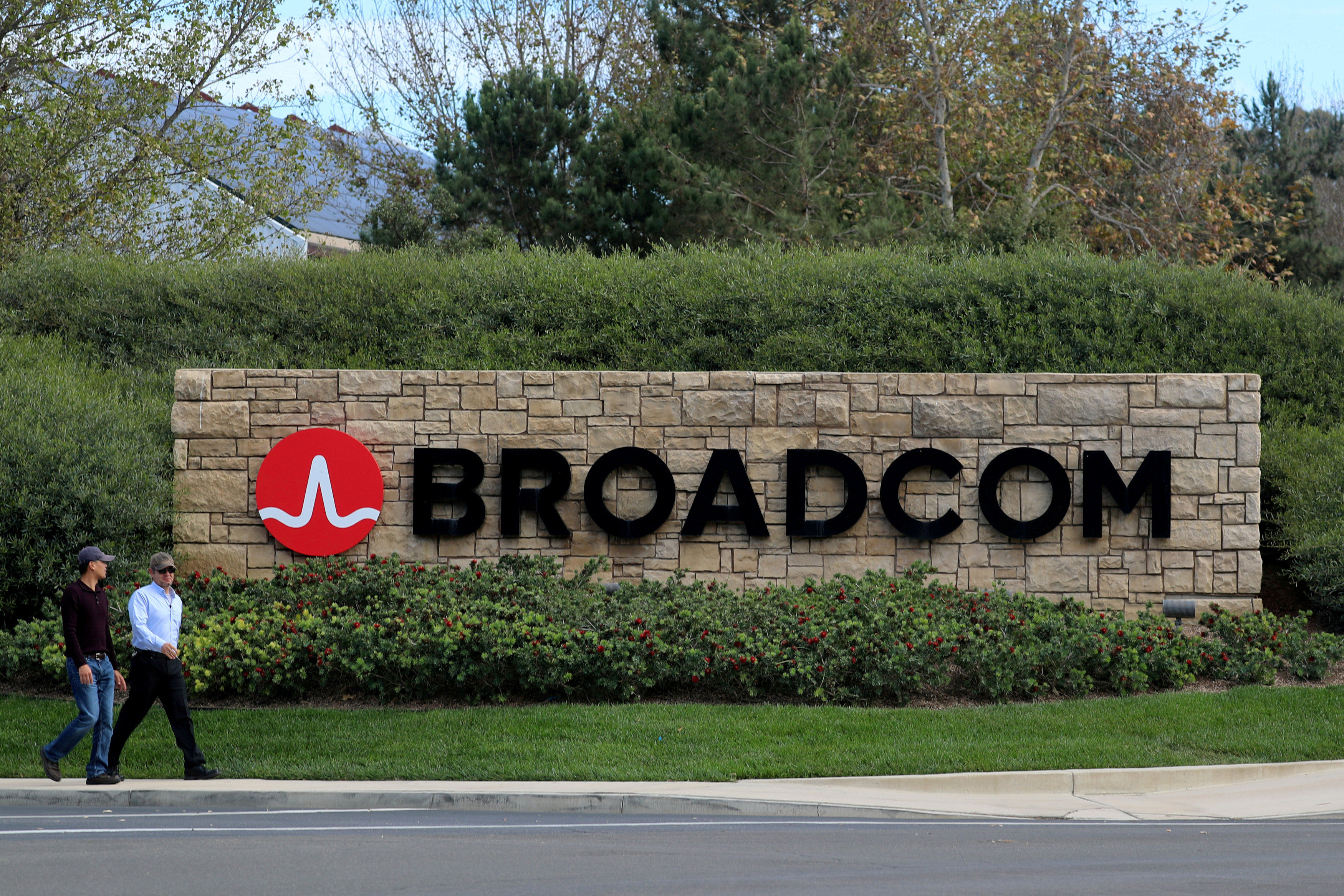 The campus of chip maker Broadcom in Irvine, California. Photo: Reuters